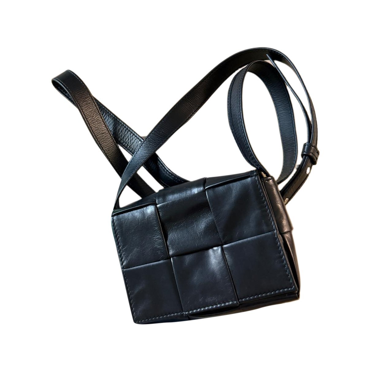Cassette leather crossbody bag