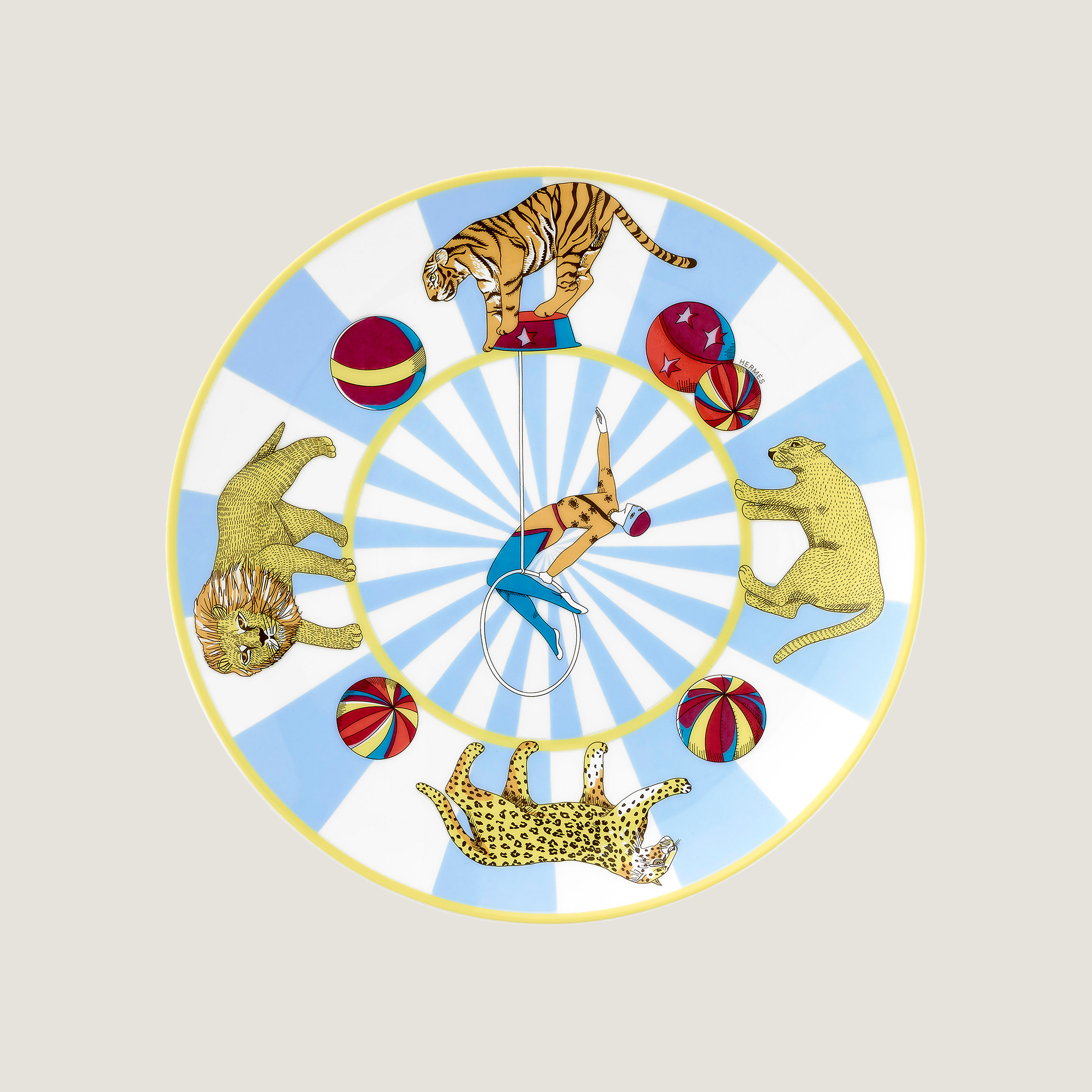 Hermes Circus dessert plate