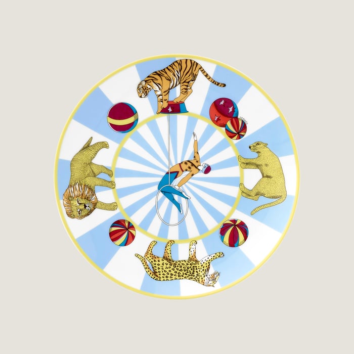 Sans Coloris Hermes Circus Dessert Plate