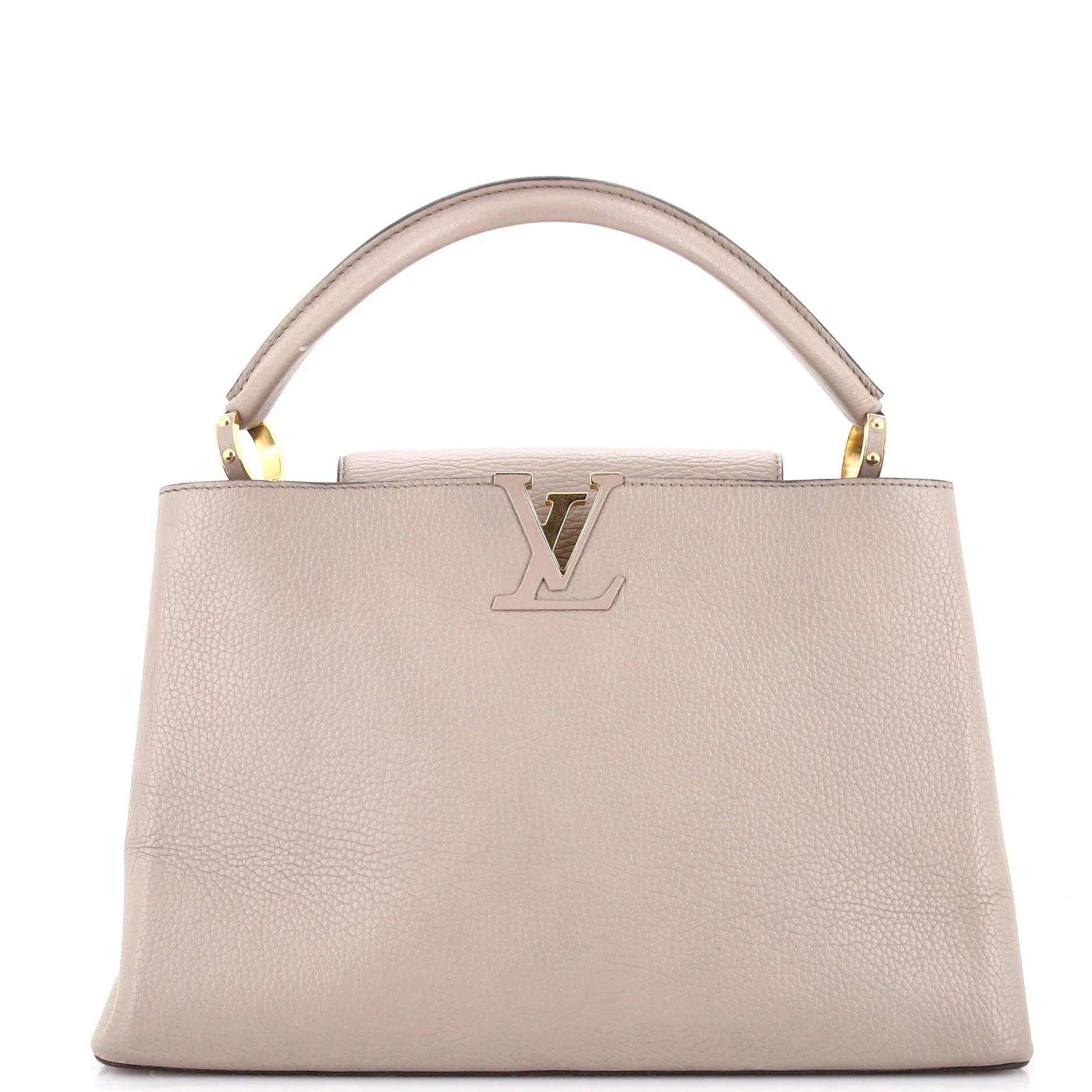 Capucines leather satchel