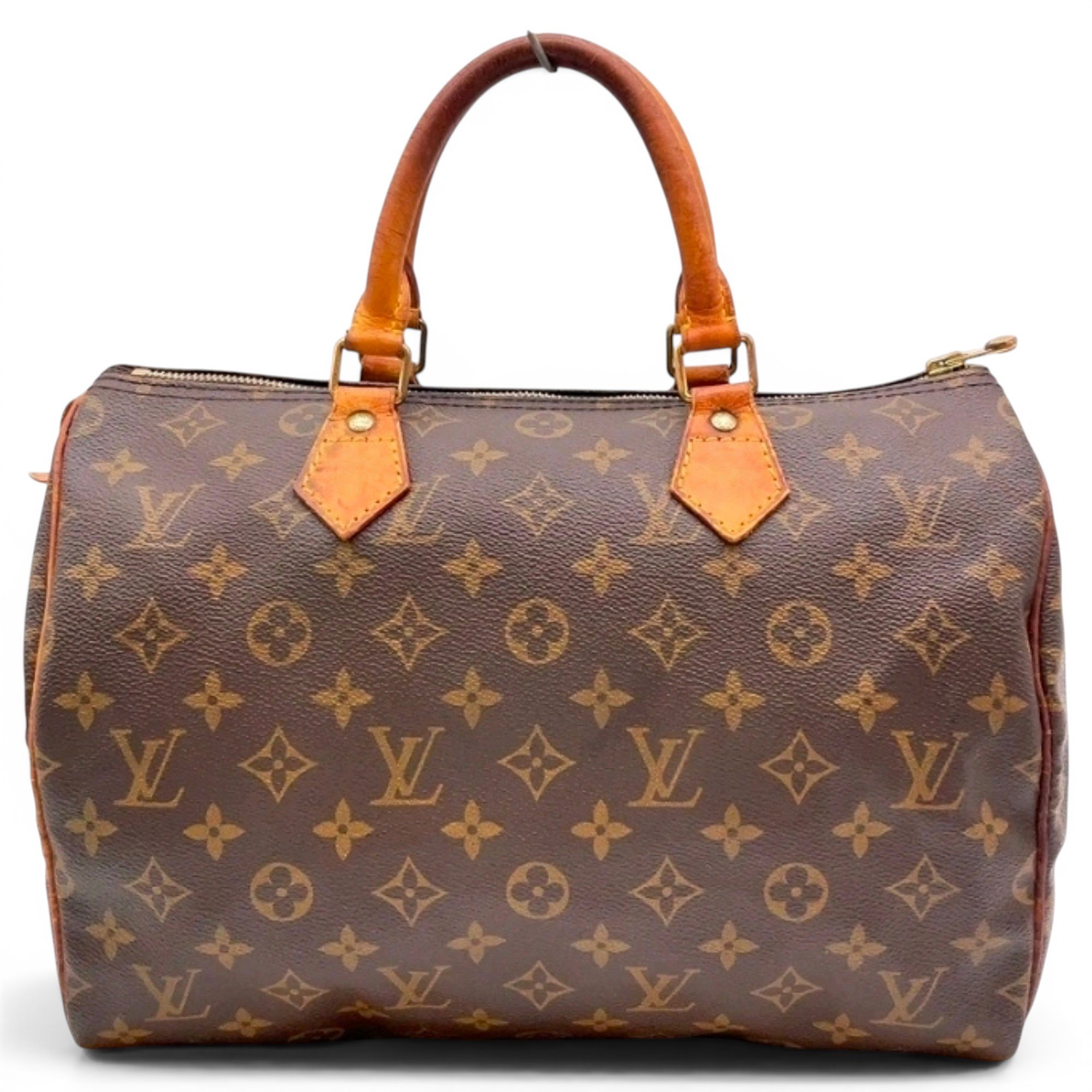 Speedy leather handbag