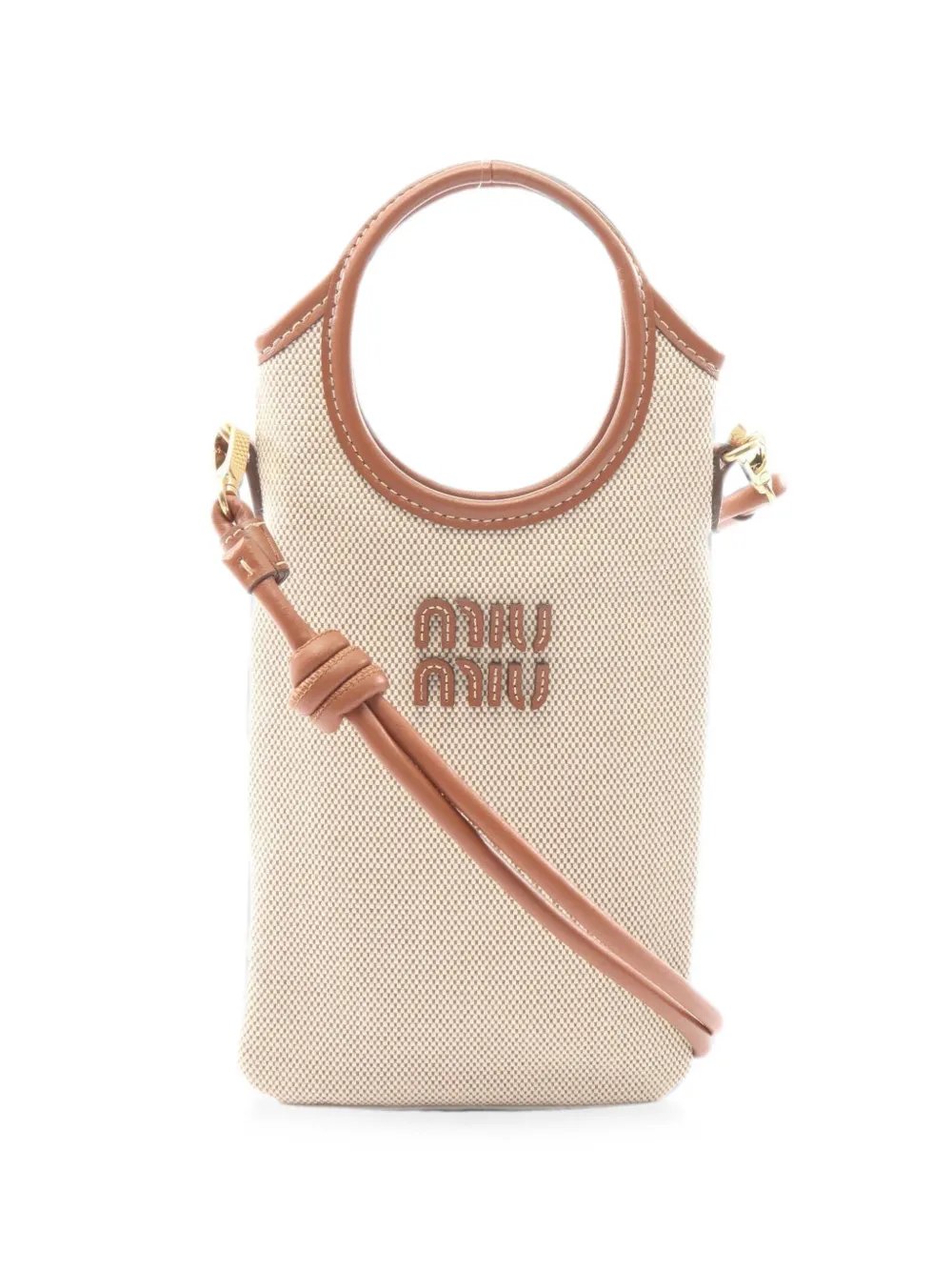 2020 Ivy embroidered logo shoulder bag