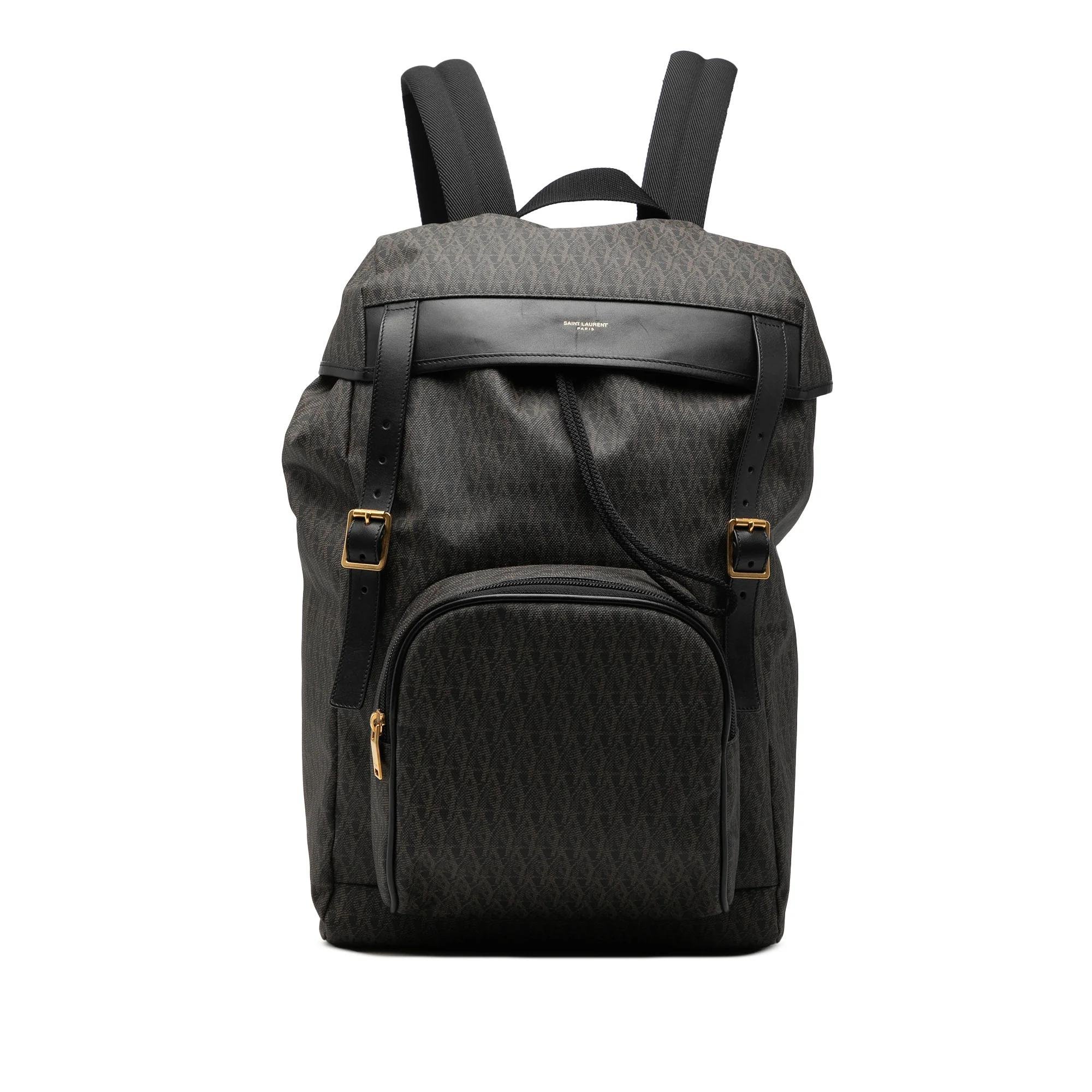 Leather backpack