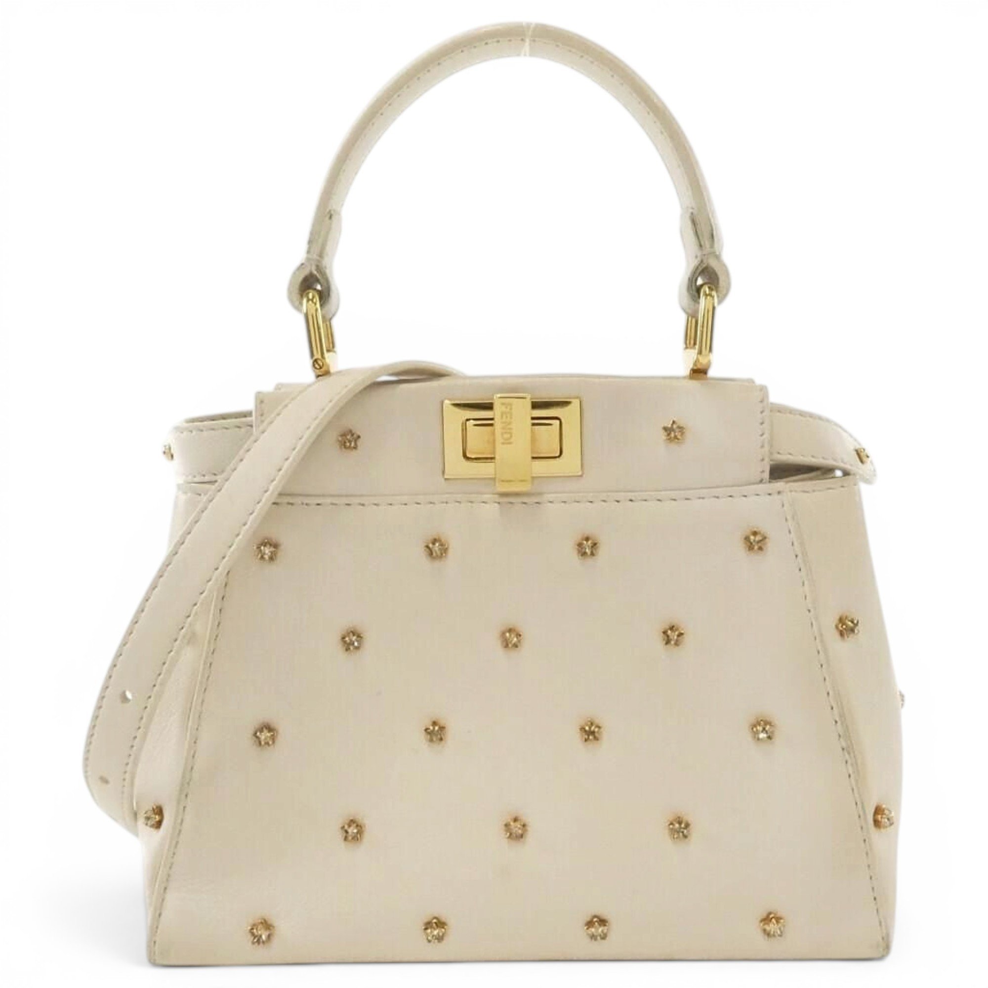Peekaboo leather handbag