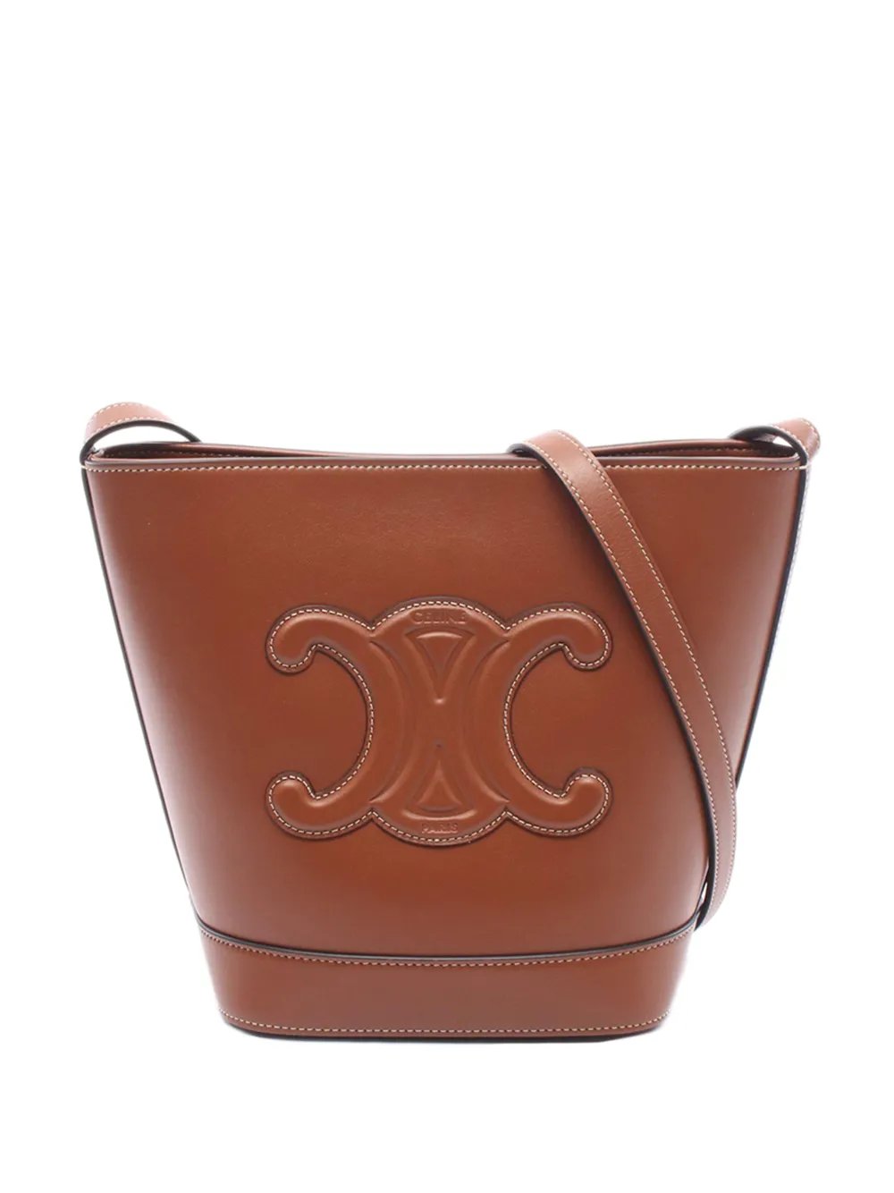 2000-2026 Small Calfskin Cuir Triomphe bucket bag