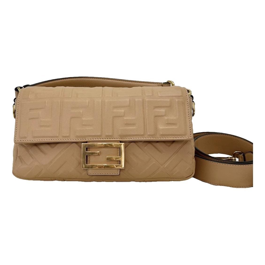 Baguette leather handbag