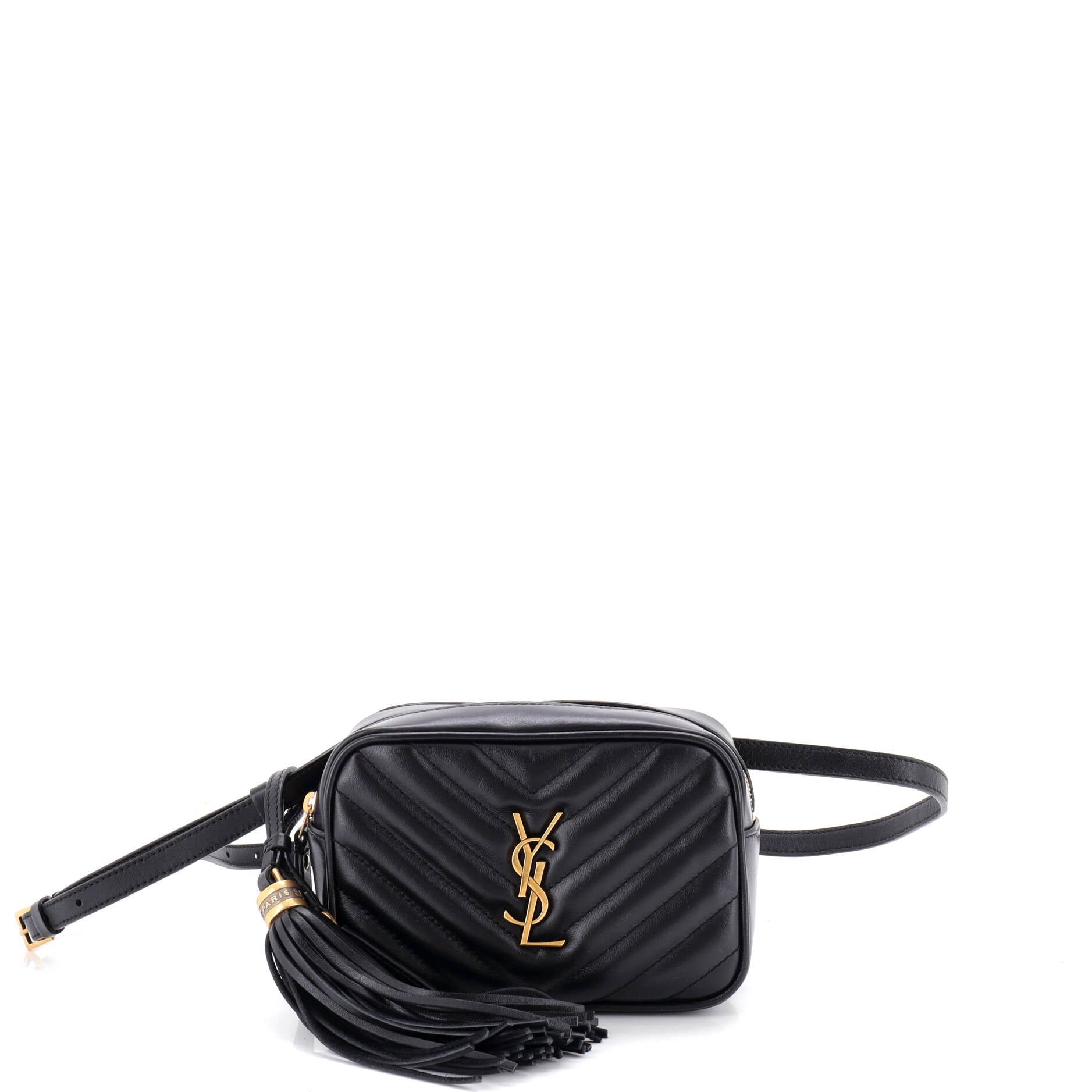 Lou Belt Bag Matelasse Chevron Leather