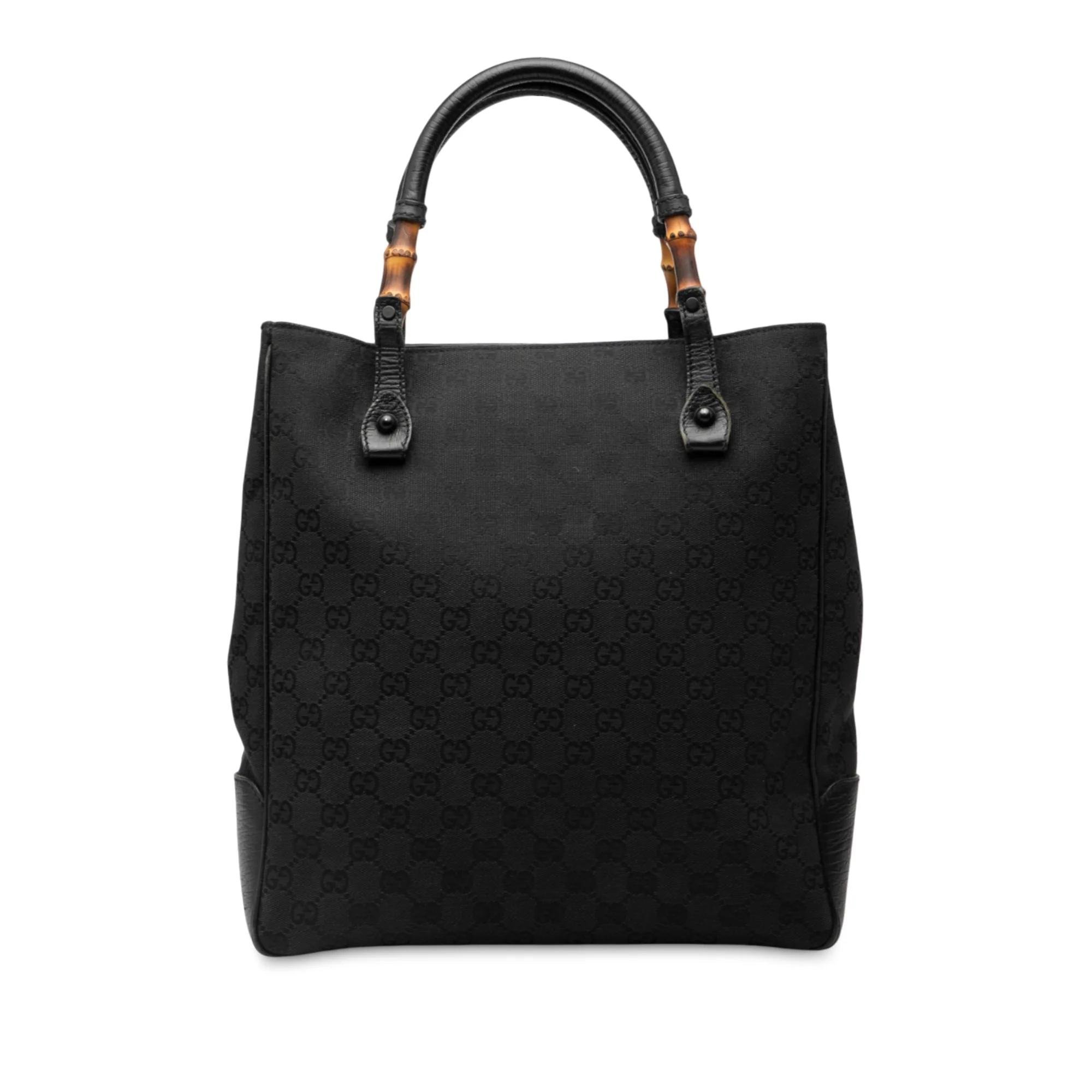 Bamboo leather tote