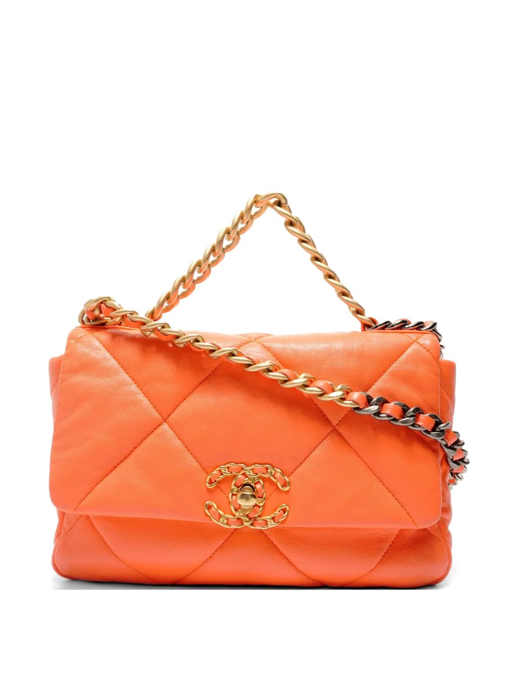 2020 Chanel 19 Matelassé shoulder bag