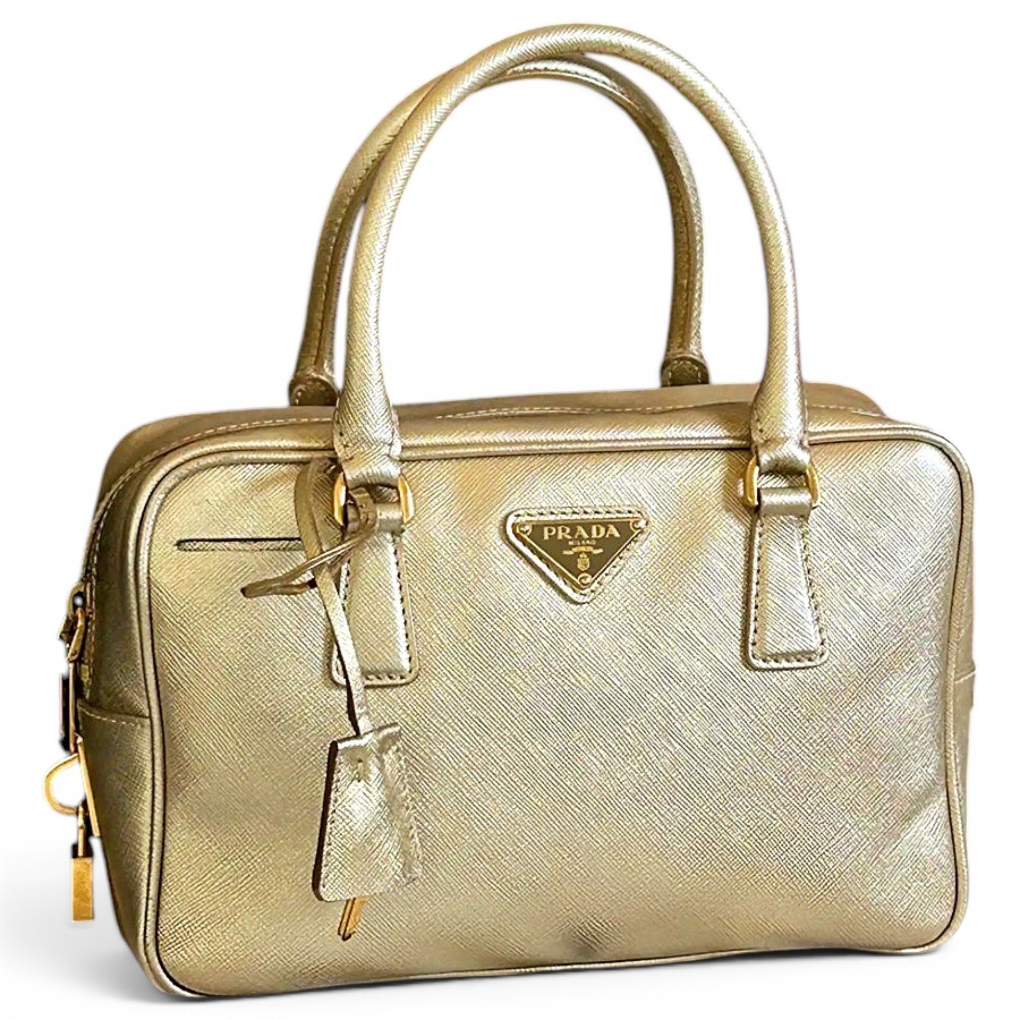 Leather handbag
