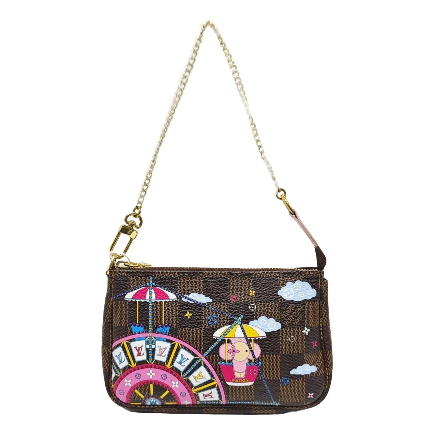 Maxi Multi Pochette Accessoires leather handbag