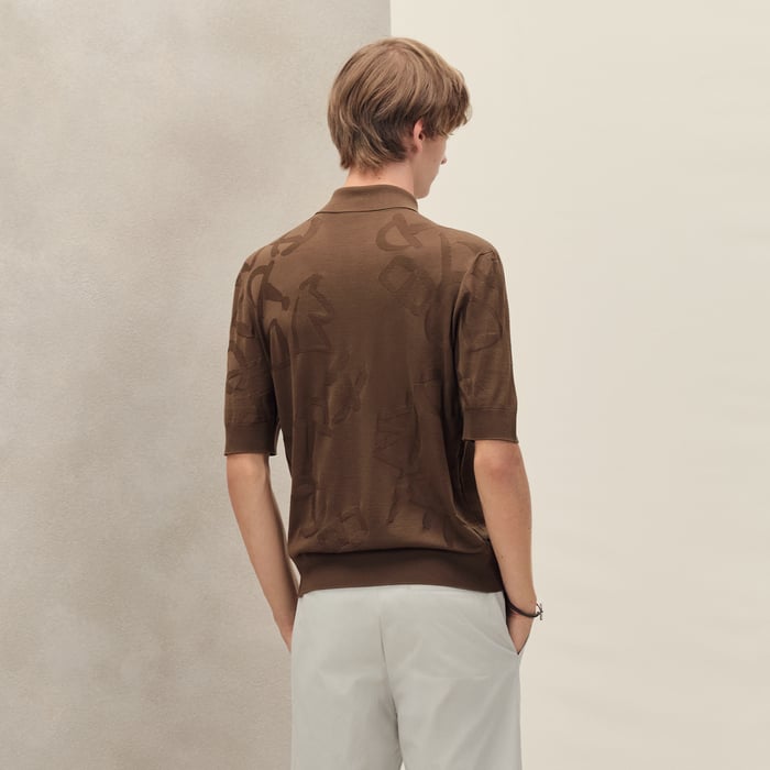 Caramel "Calligraphie Equestre" Polo Shirt