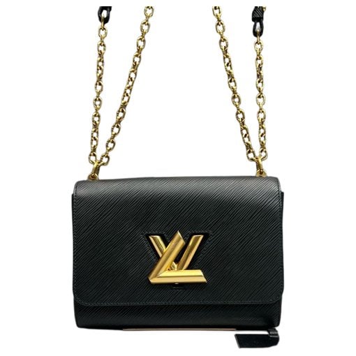 Twist leather handbag
