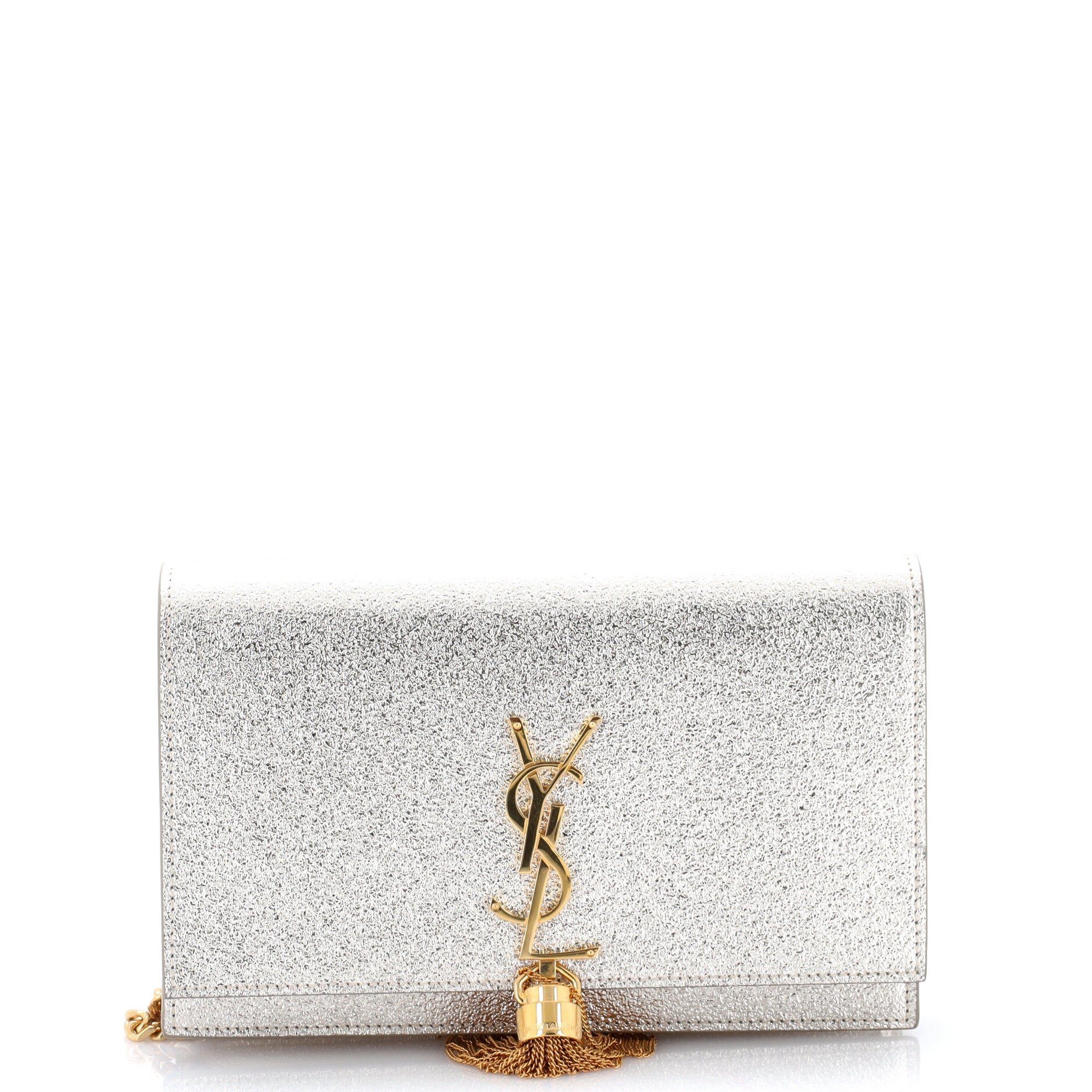 Classic Monogram Tassel Chain Wallet Leather