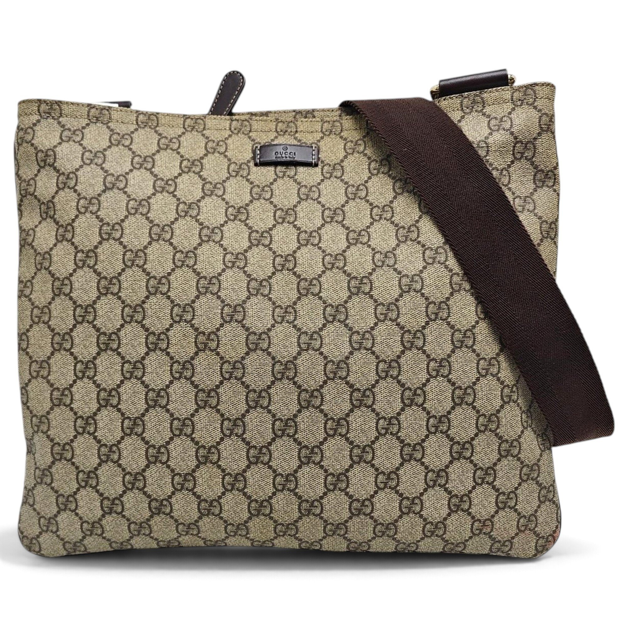 Ophidia GG Supreme leather handbag