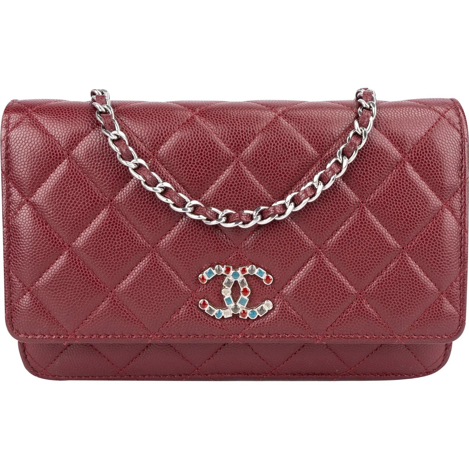 Wallet On Chain Timeless/Classique leather crossbody bag