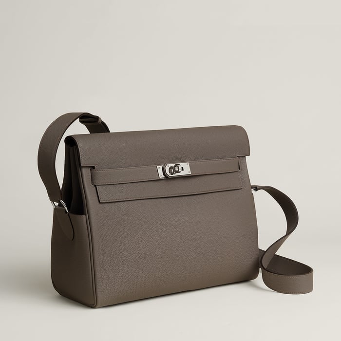 Gris Étain Kelly Messenger Bag