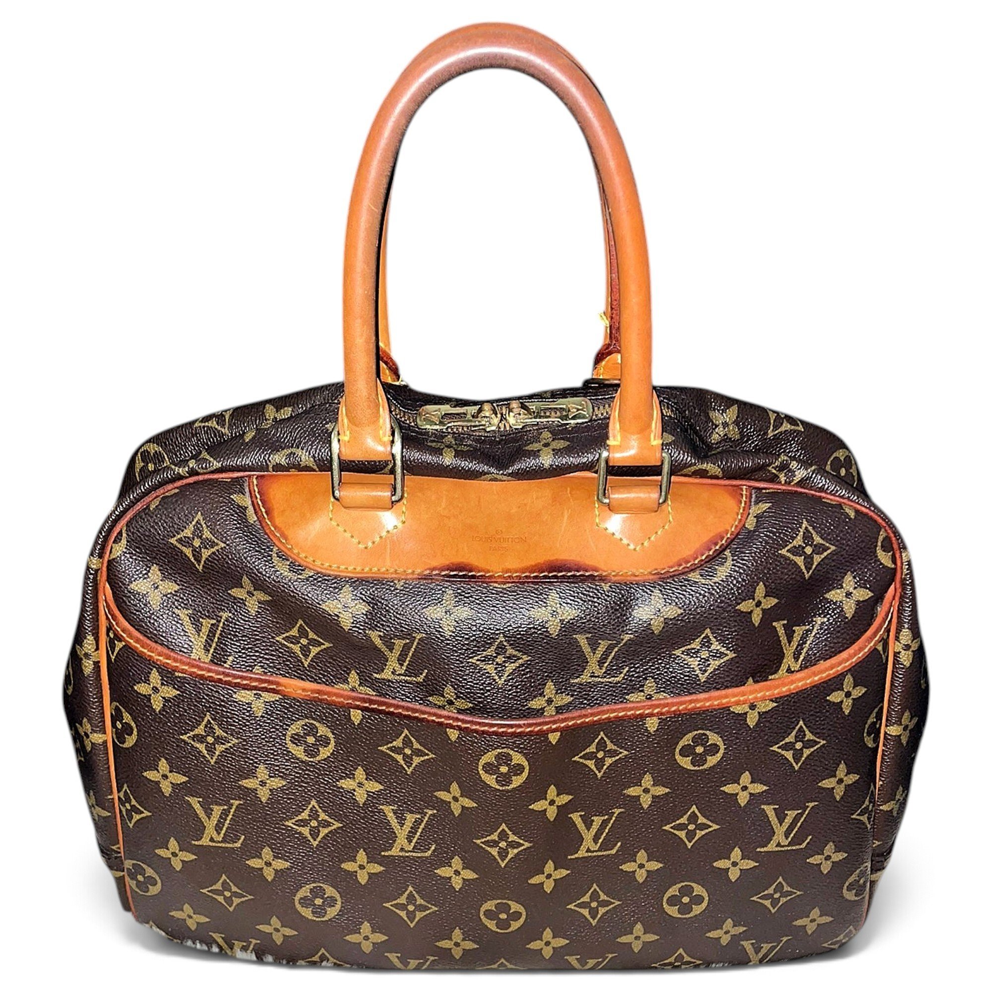Deauville leather handbag
