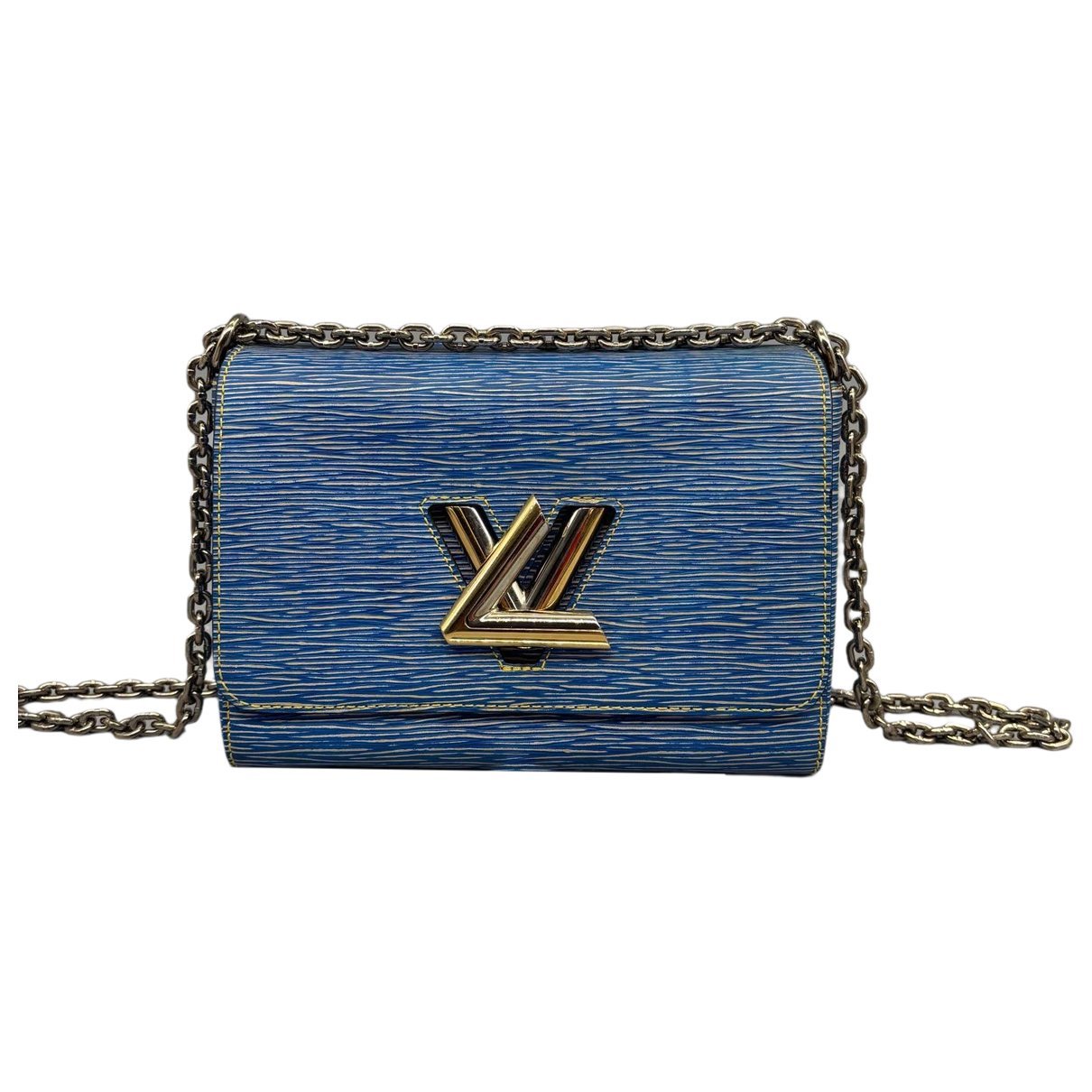 Twist leather handbag