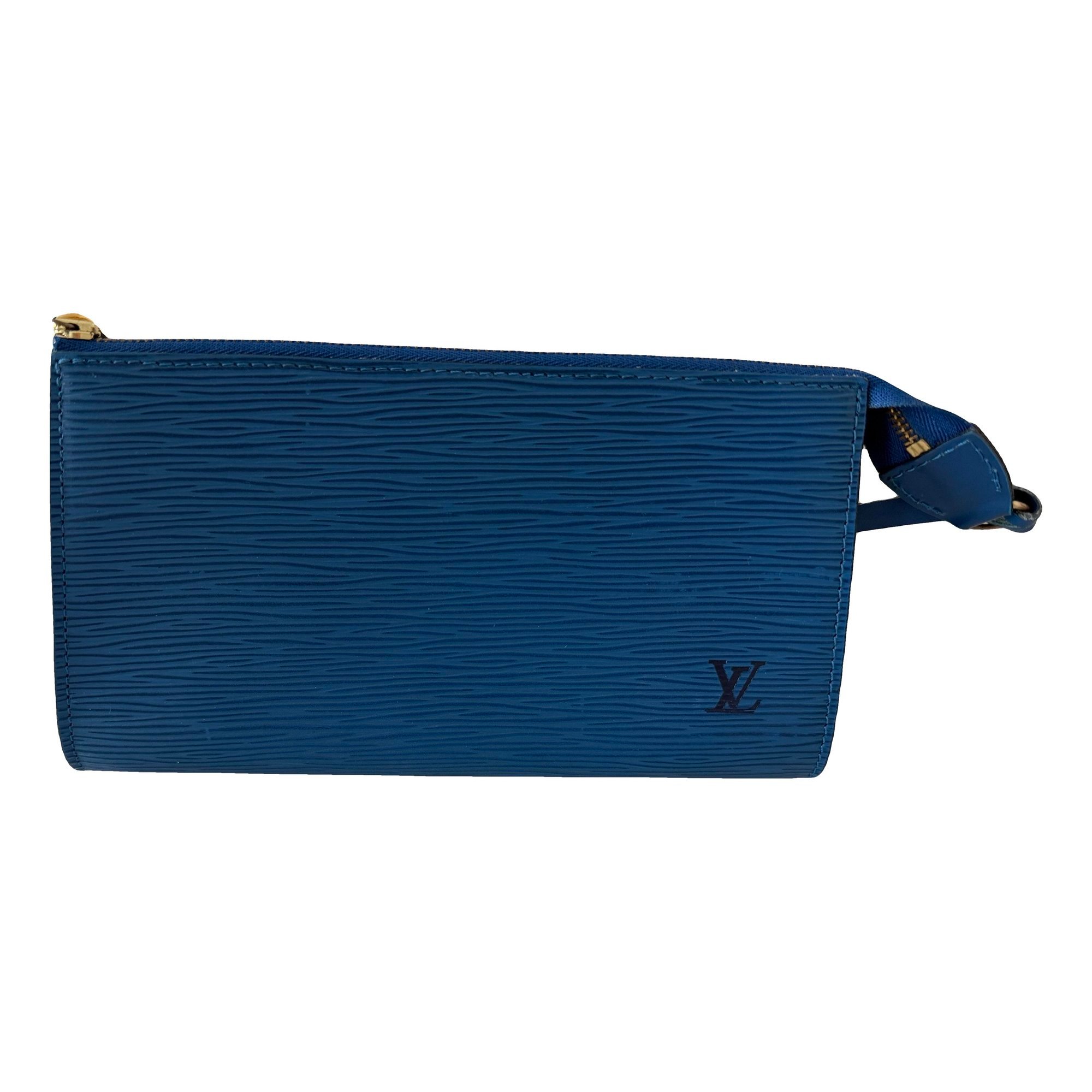 Honfleur leather clutch bag