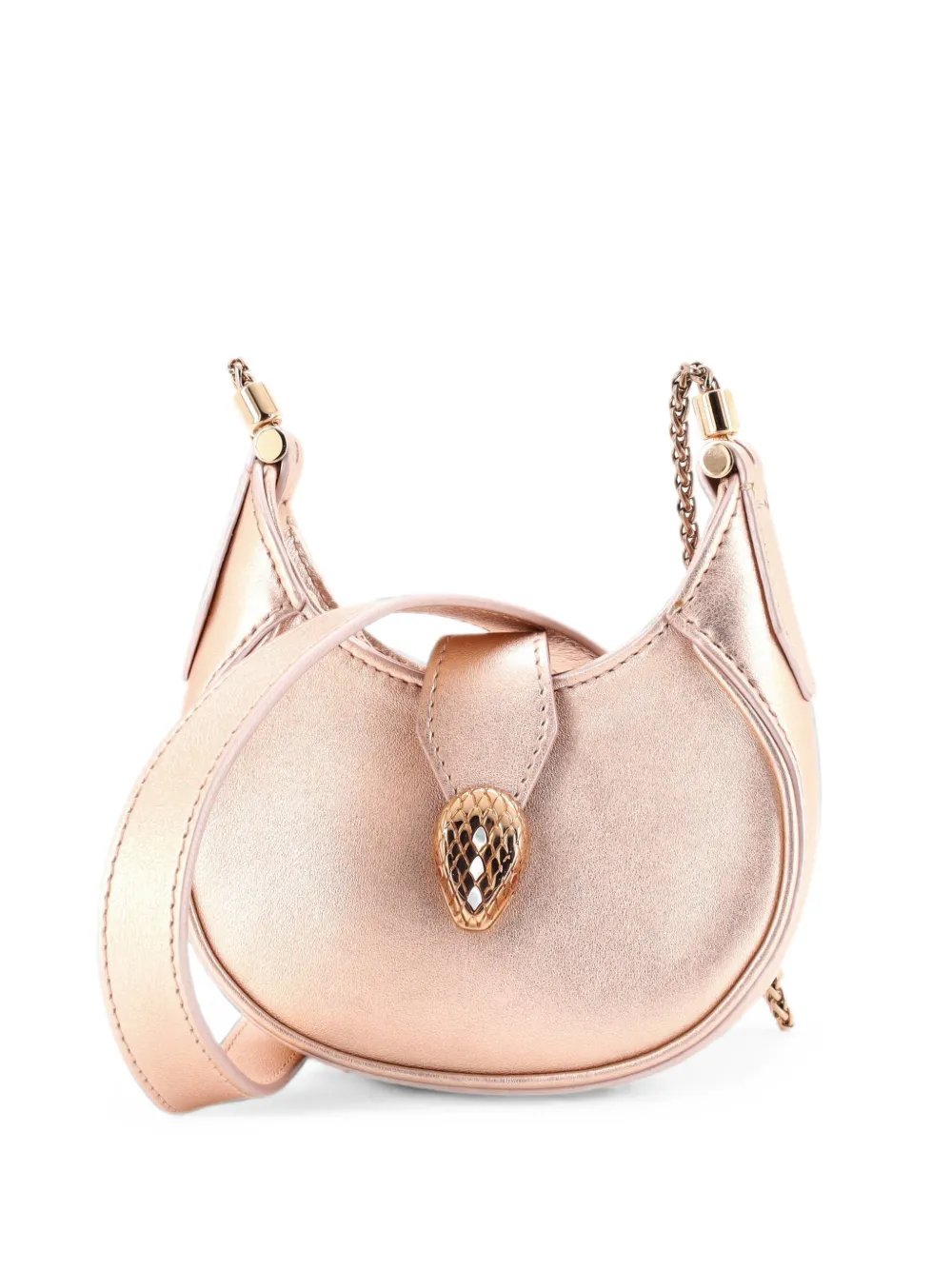 Serpenti Ellipse Crossbody Bag Leather Micro shoulder bag