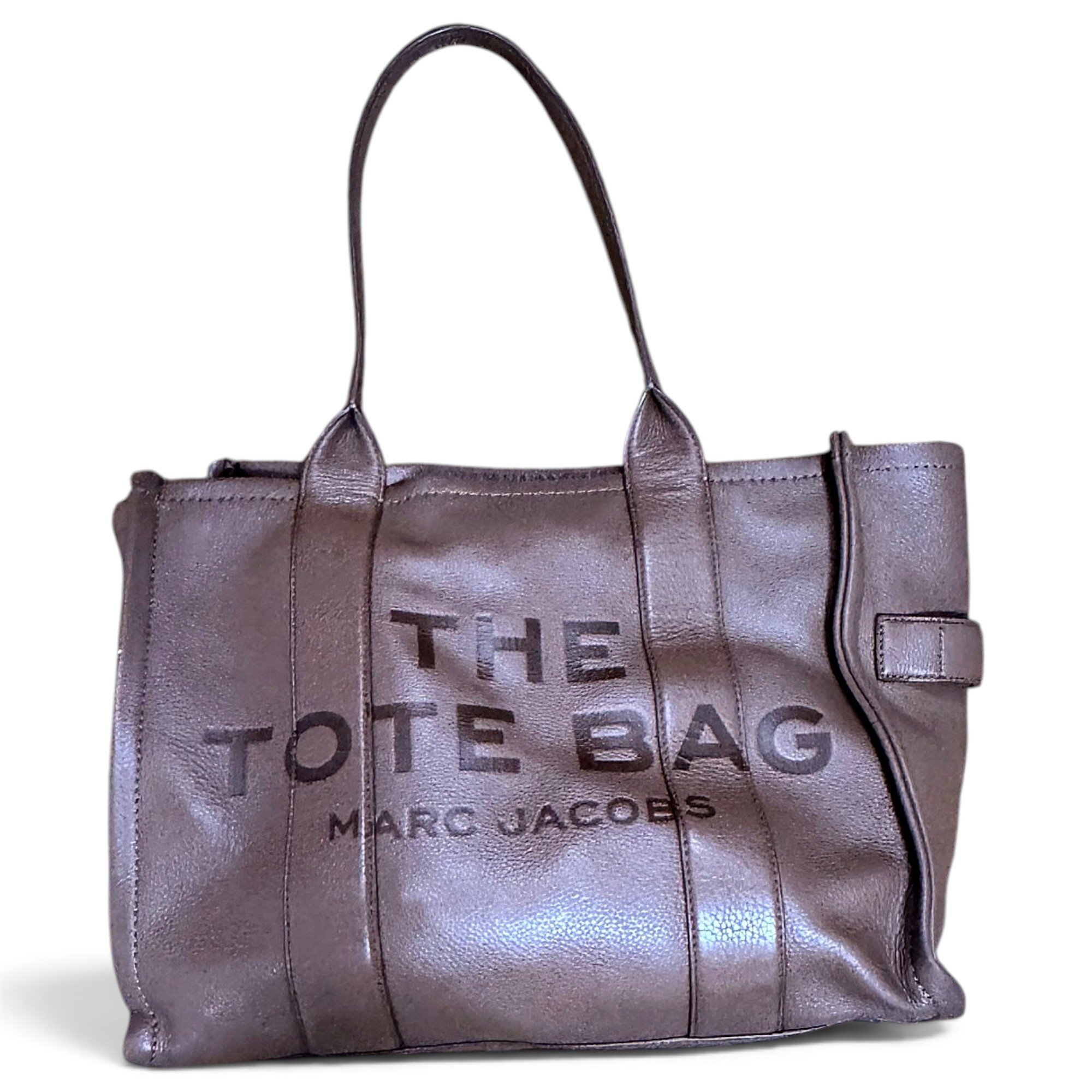 The Tag Tote leather tote