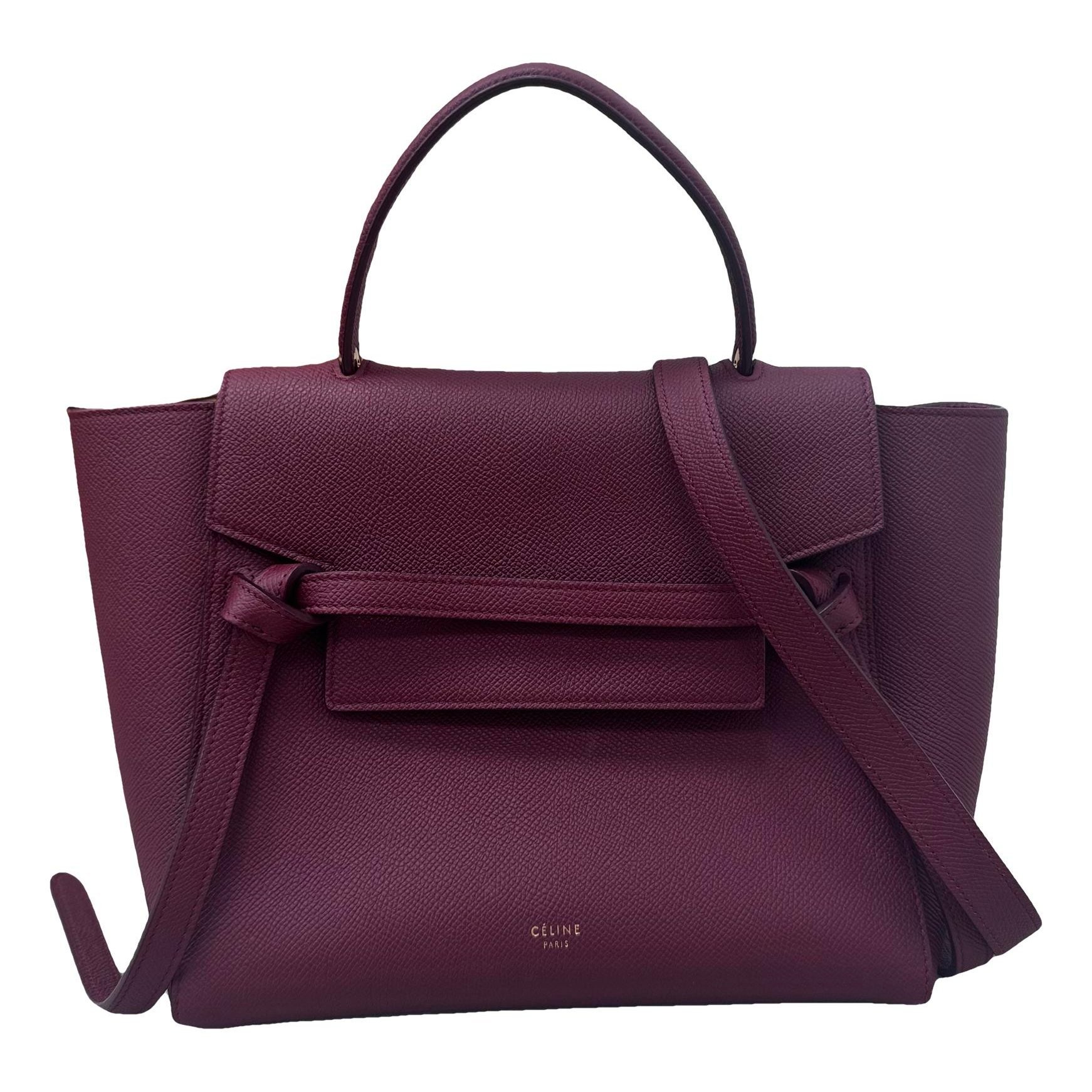 Belt leather handbag
