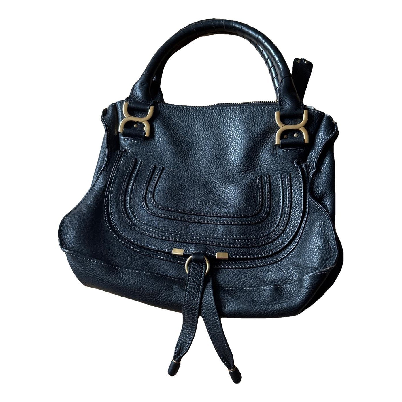 Edith leather clutch bag