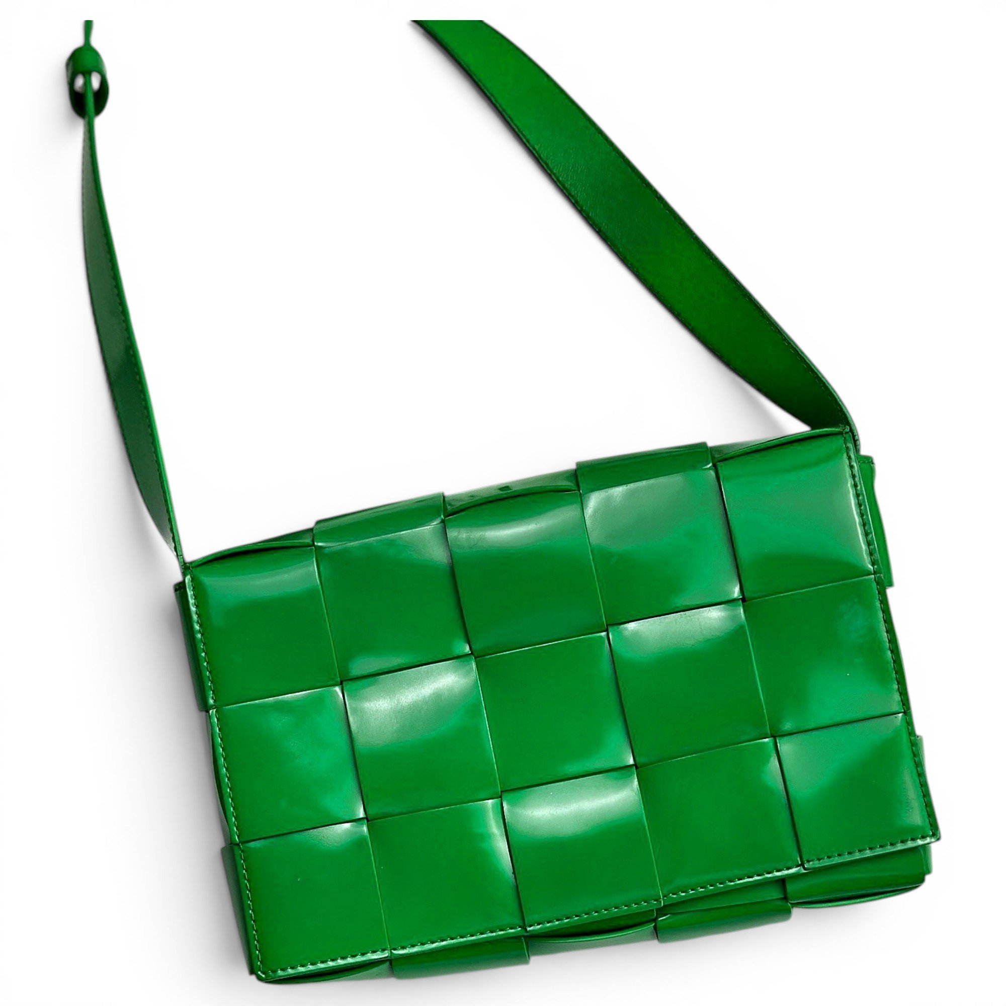 Cassette leather crossbody bag