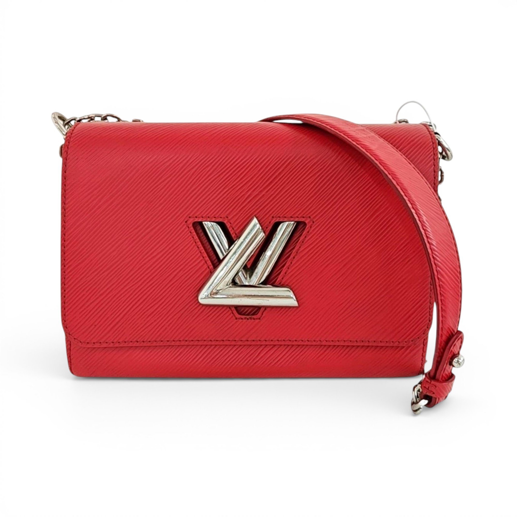 Twist leather crossbody bag