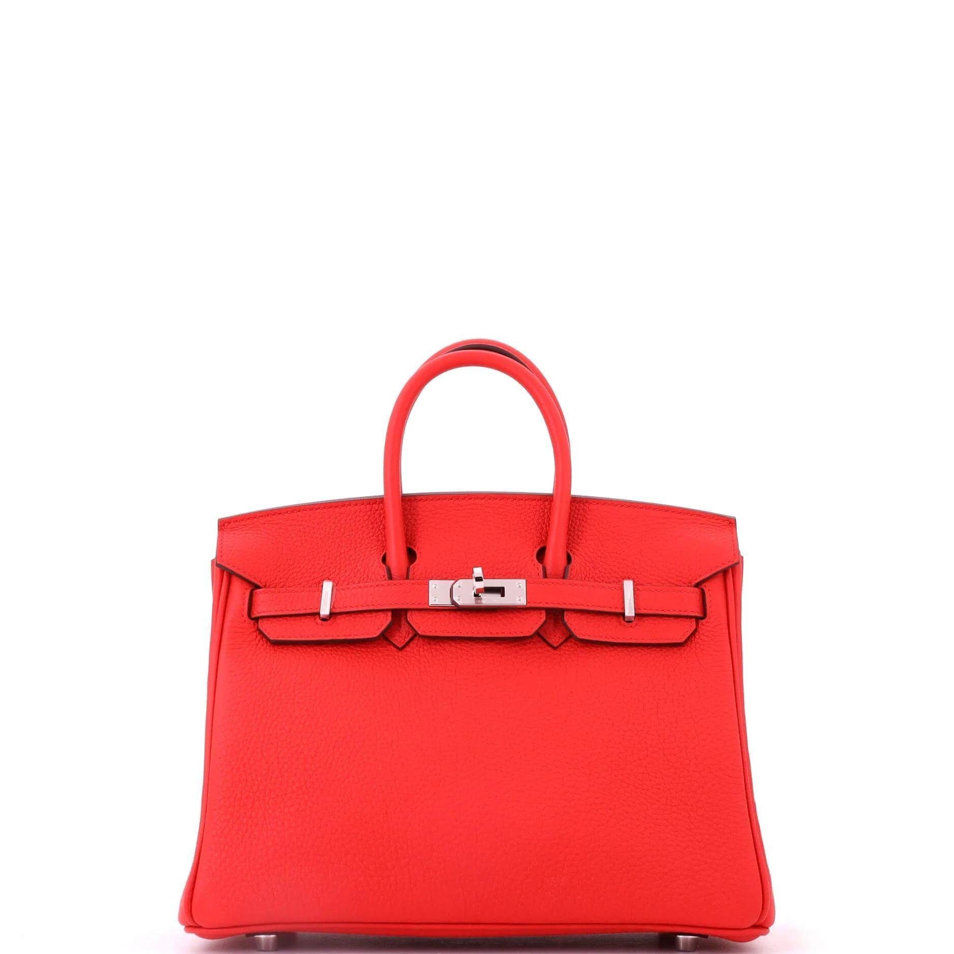 Birkin 25 leather tote