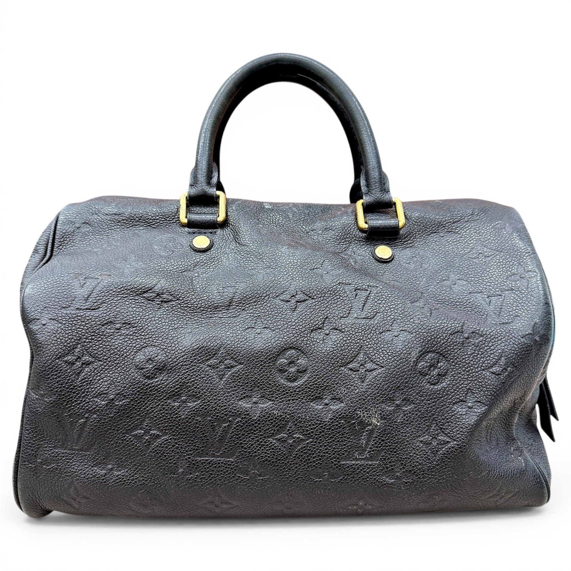 Speedy leather handbag