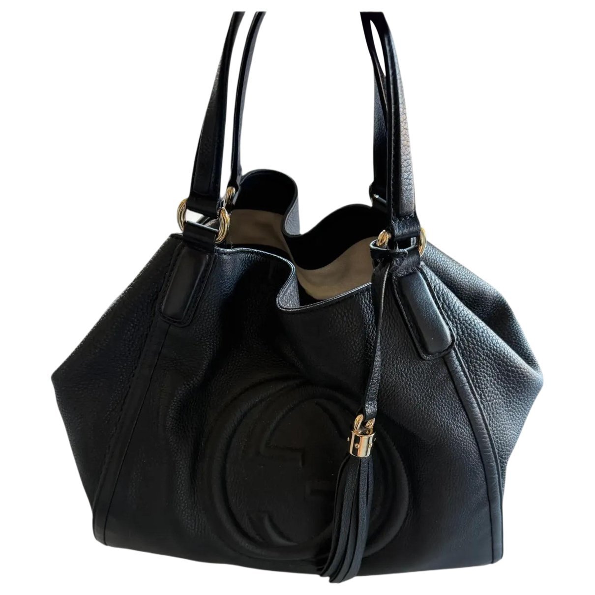 Leather handbag
