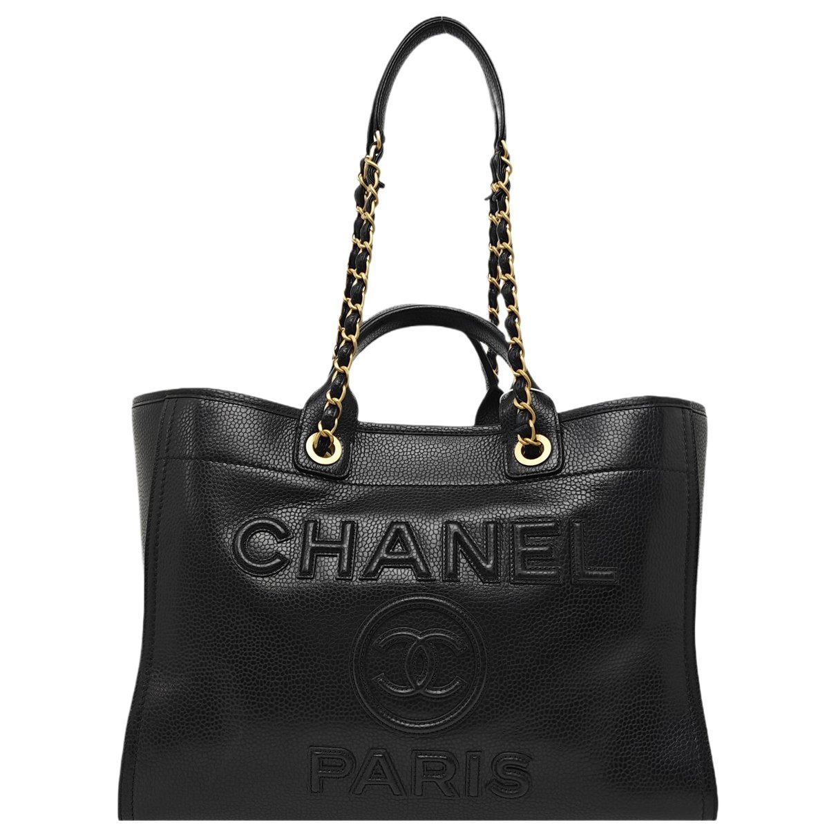 Deauville leather handbag