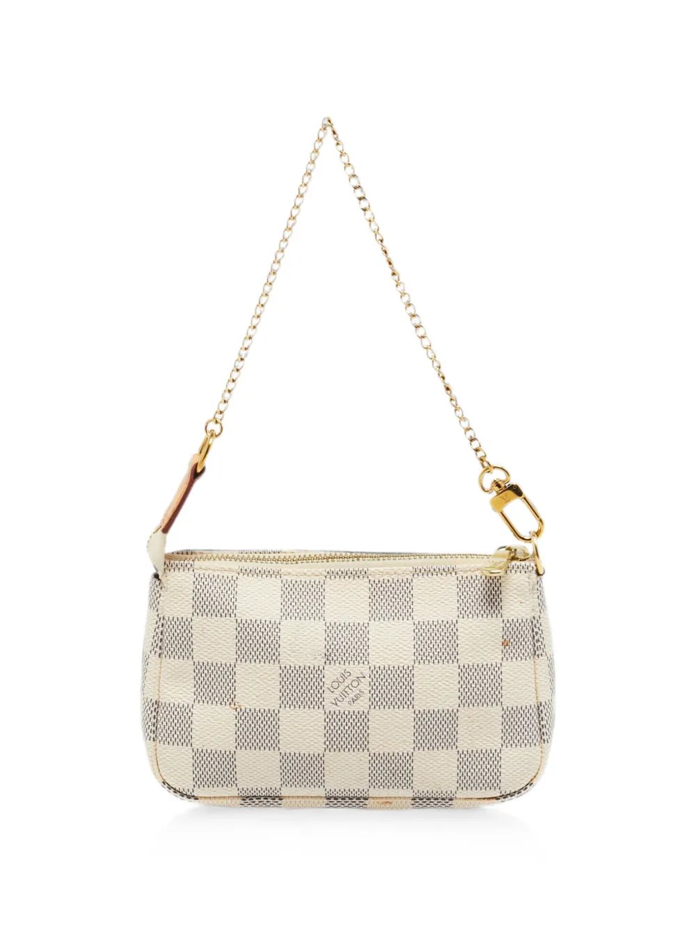 mini Damier Azur canvas tote bag