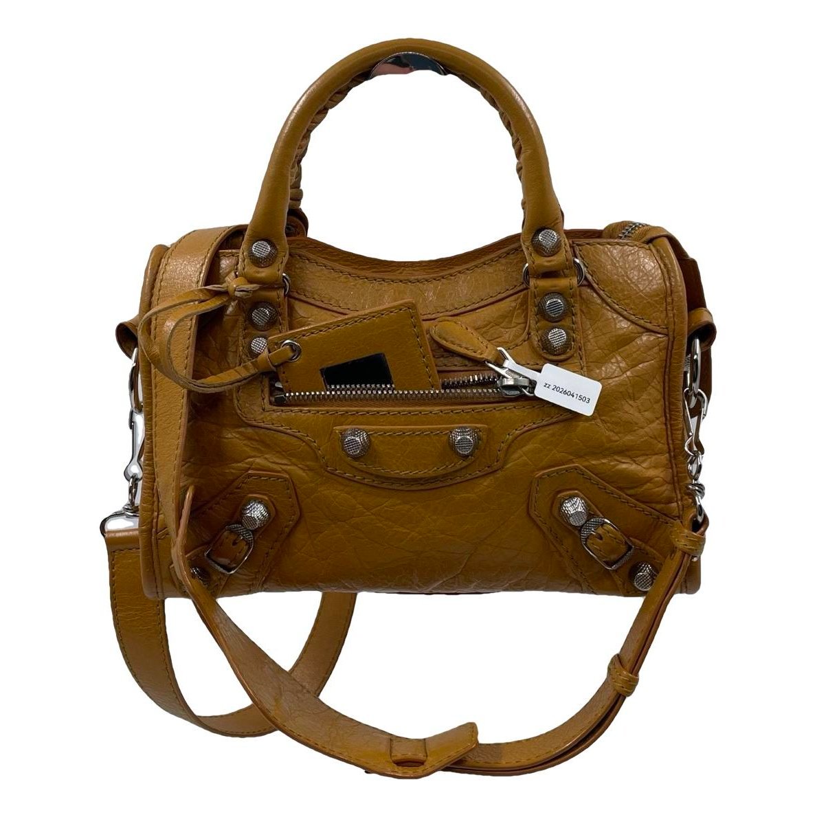 City leather crossbody bag