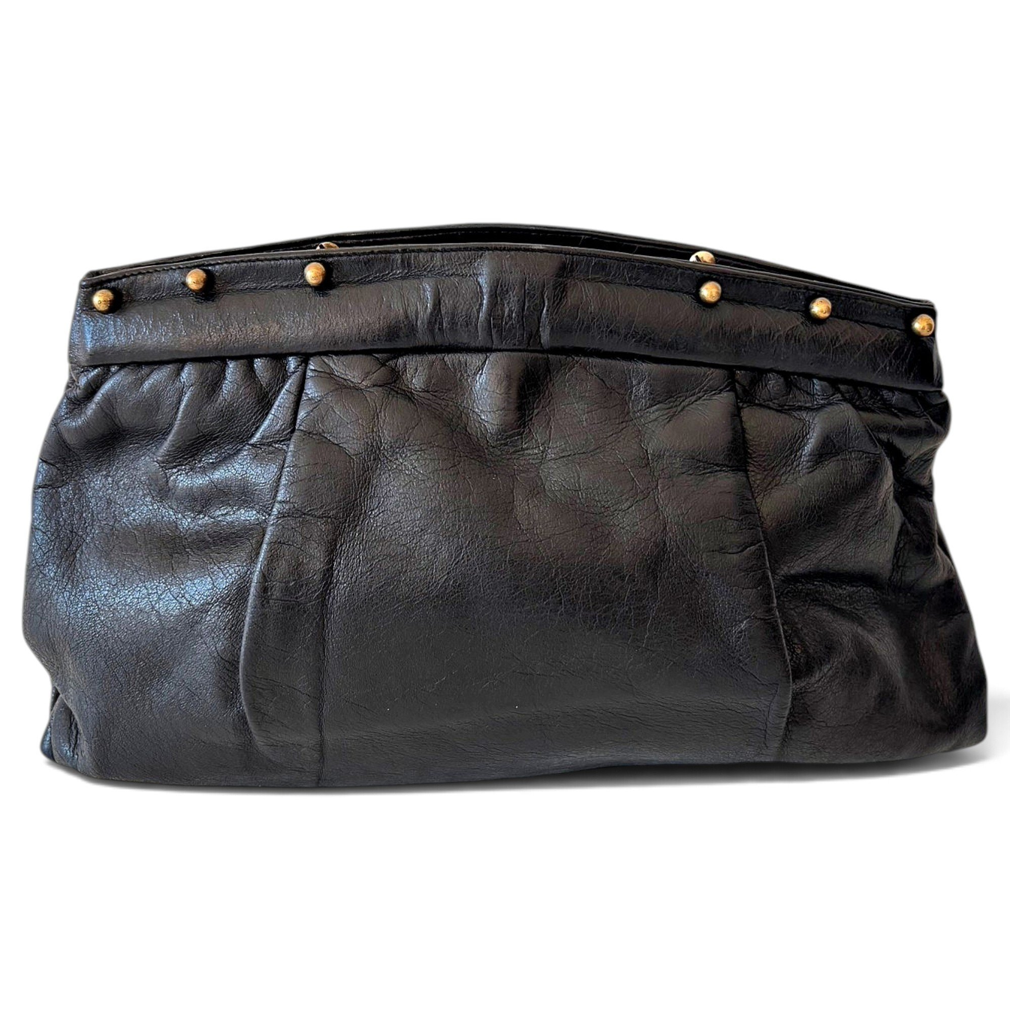 Leather handbag