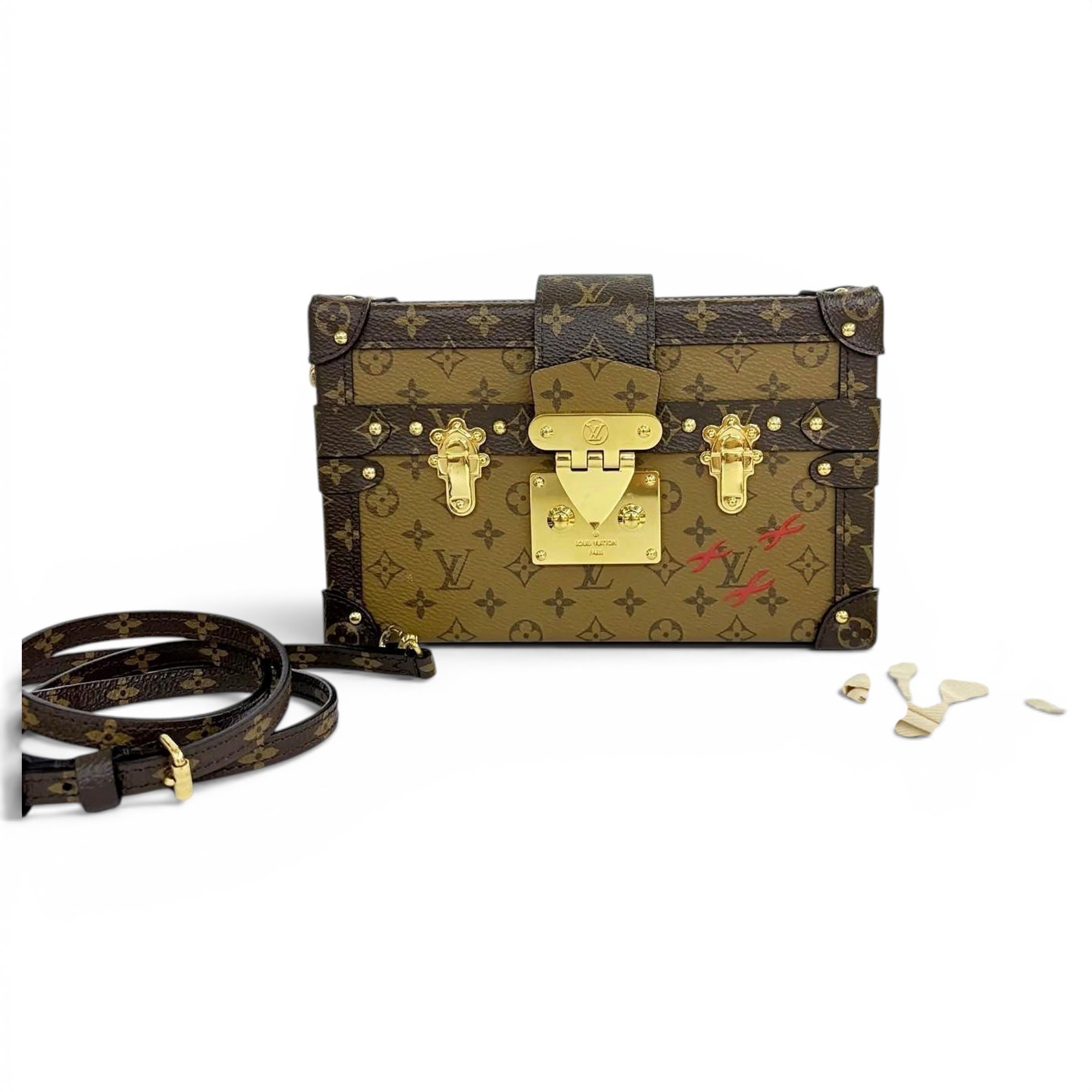 Petite Malle leather bag