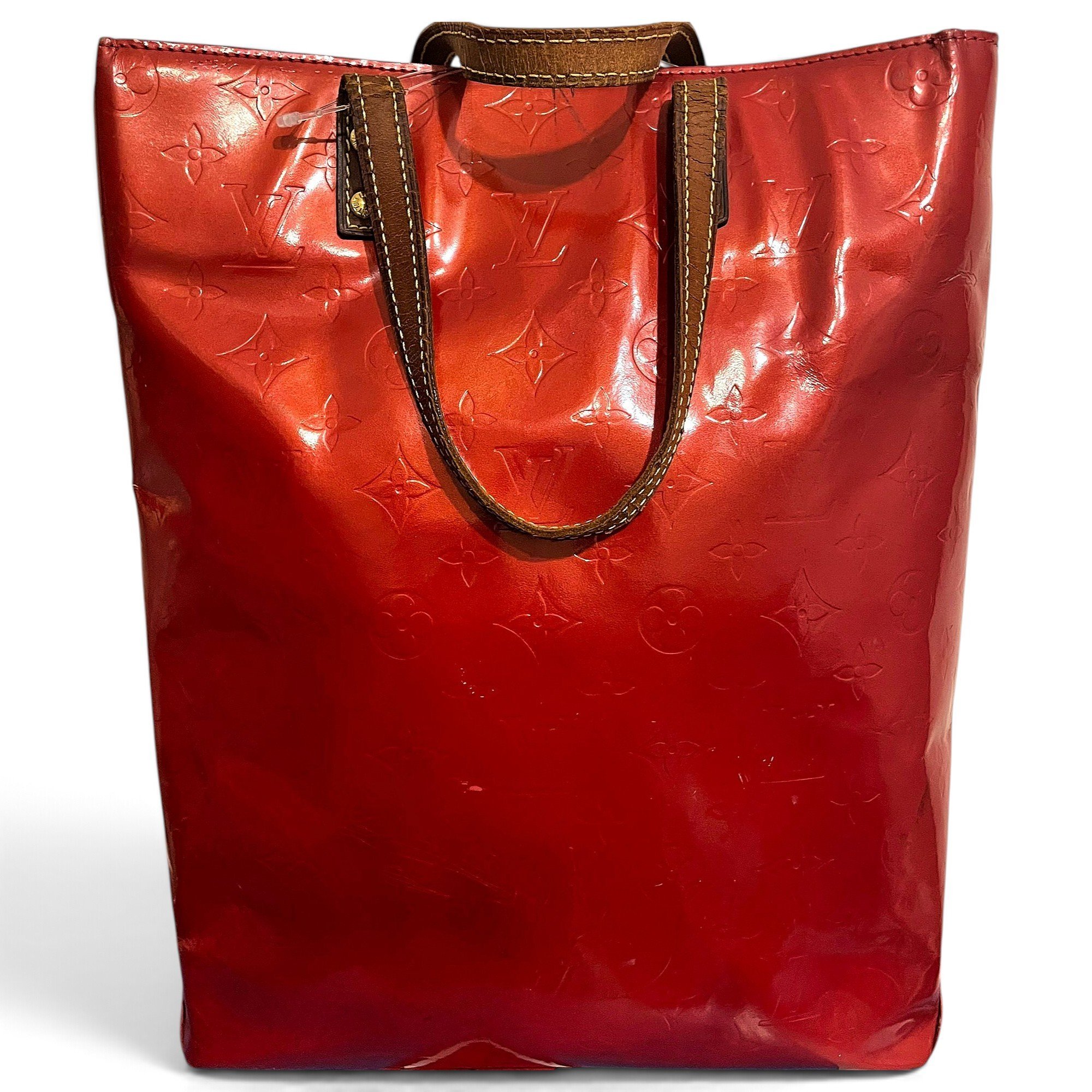 Brentwood patent leather tote