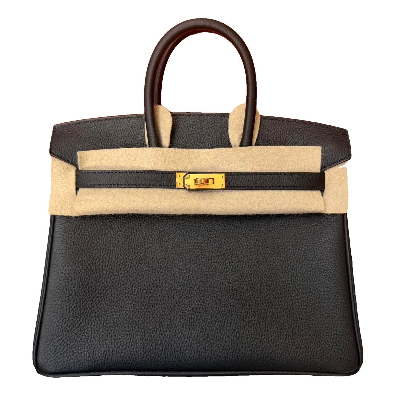 Birkin 25 leather handbag