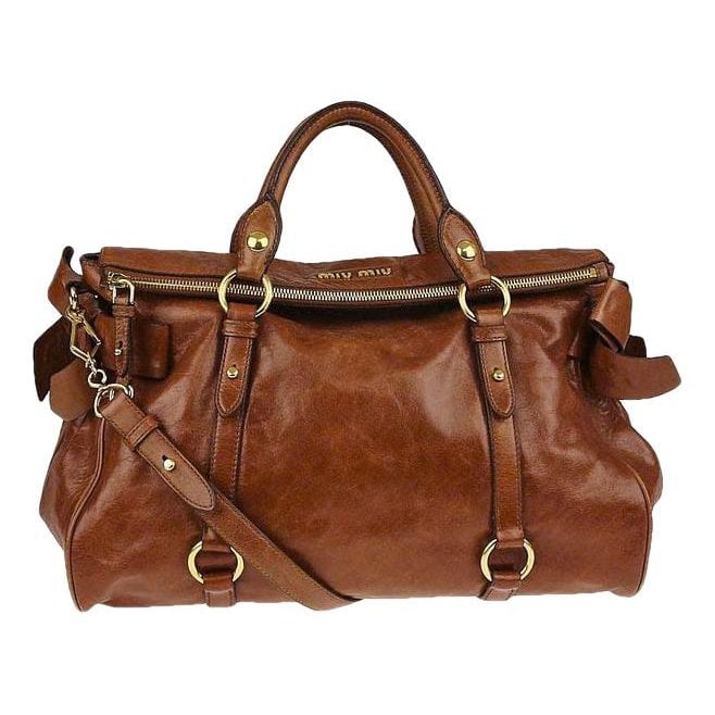 Vitello leather crossbody bag