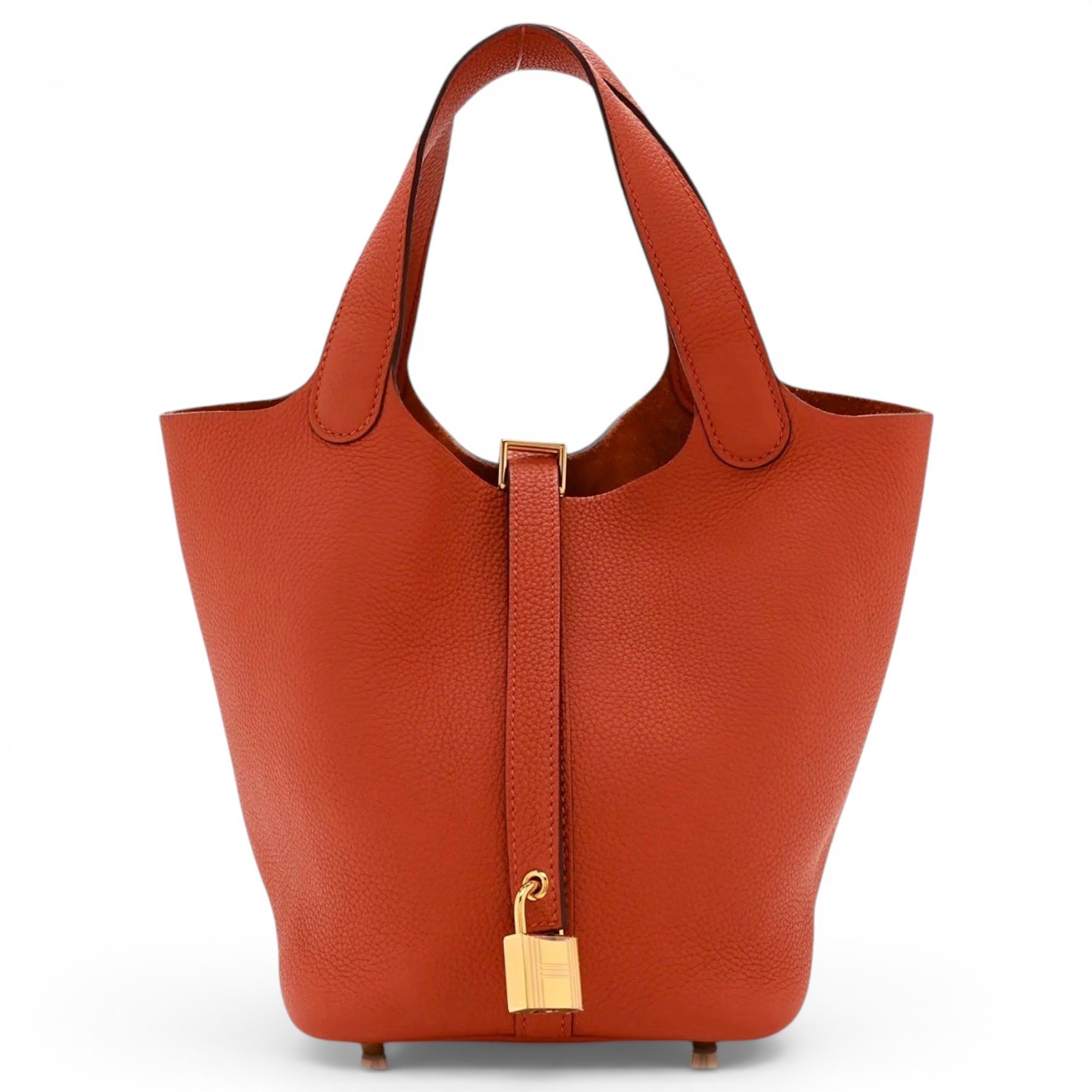 Picotin leather handbag