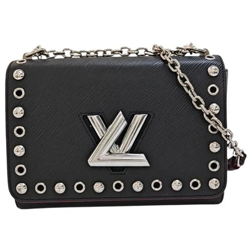 Twist leather handbag