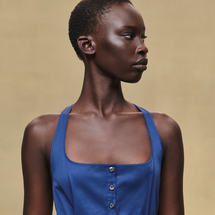 Bleu Lagune Mid-length Dress