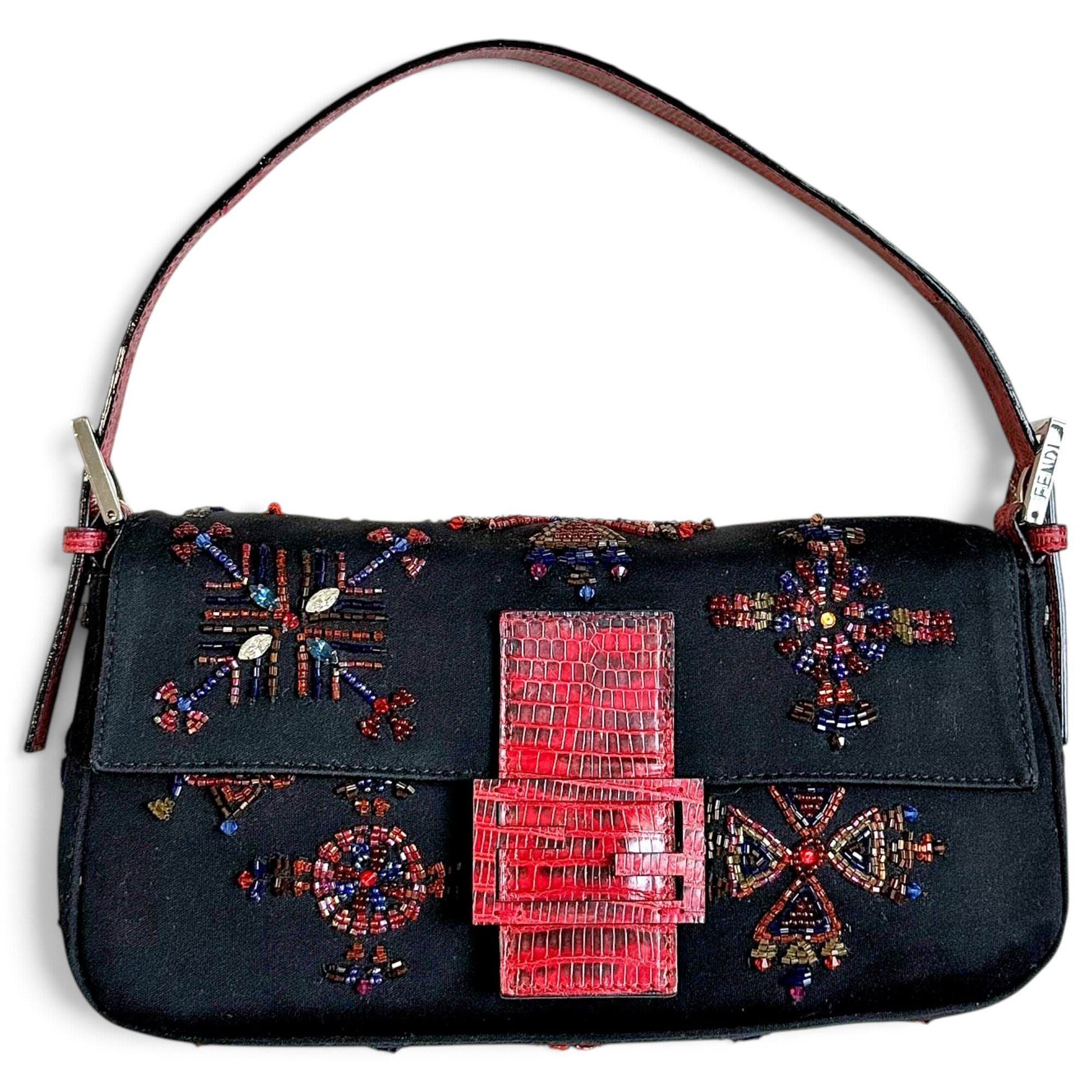 Baguette cloth handbag