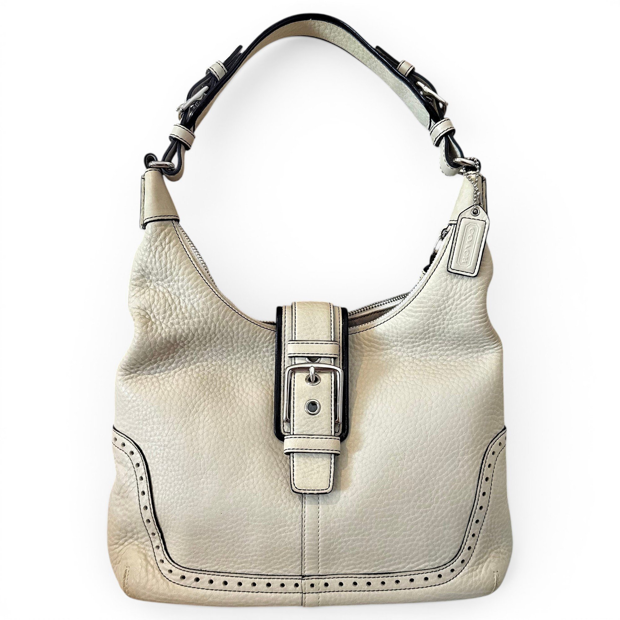 Signature Sufflette leather handbag