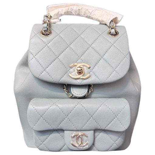 Leather backpack