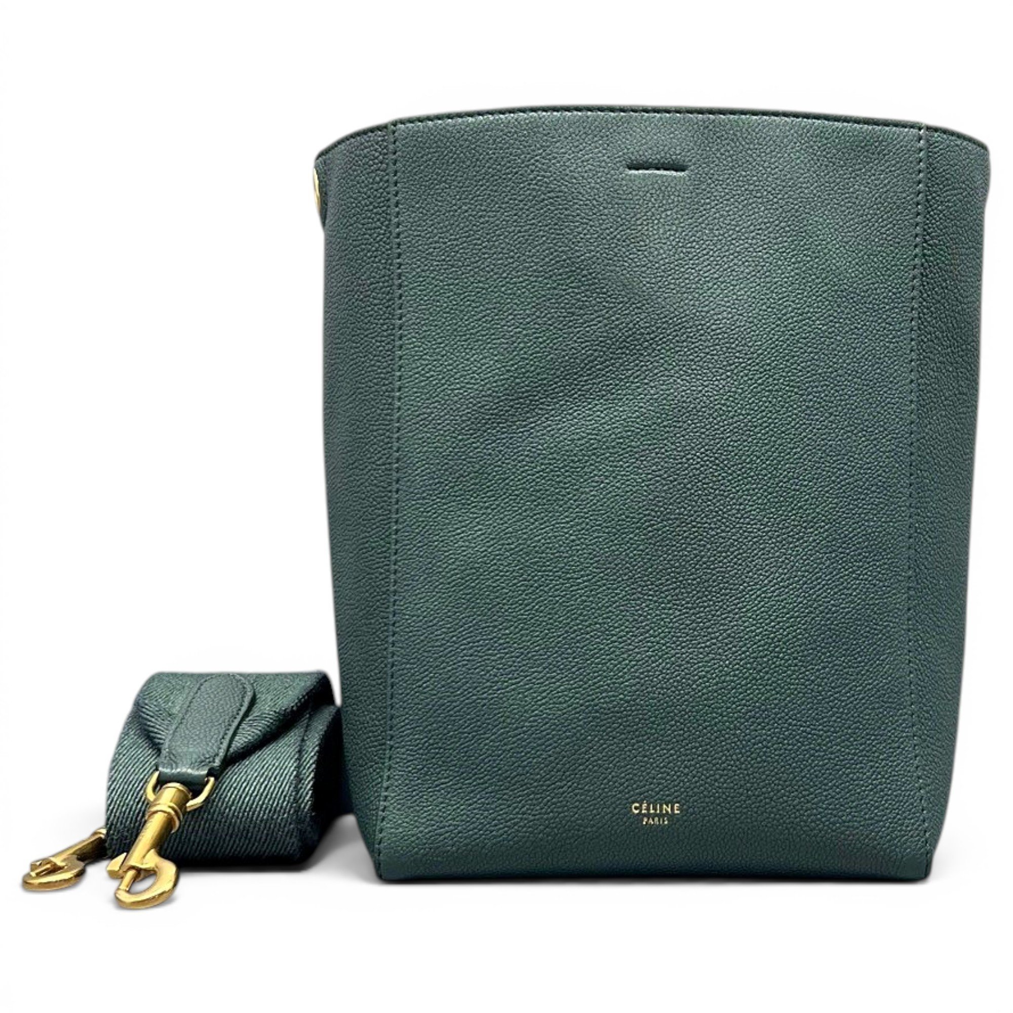 Seau Sangle leather tote
