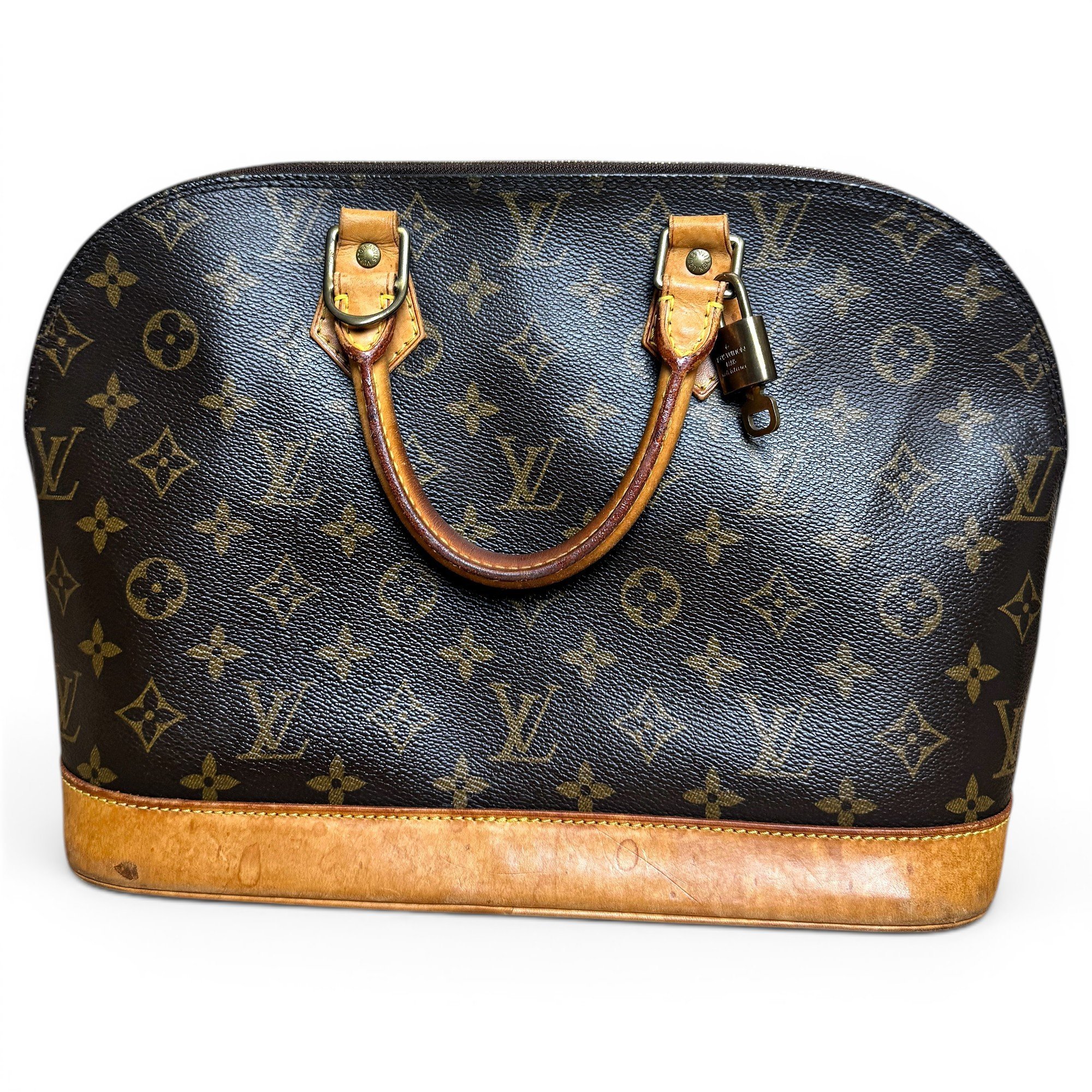 Alma leather handbag