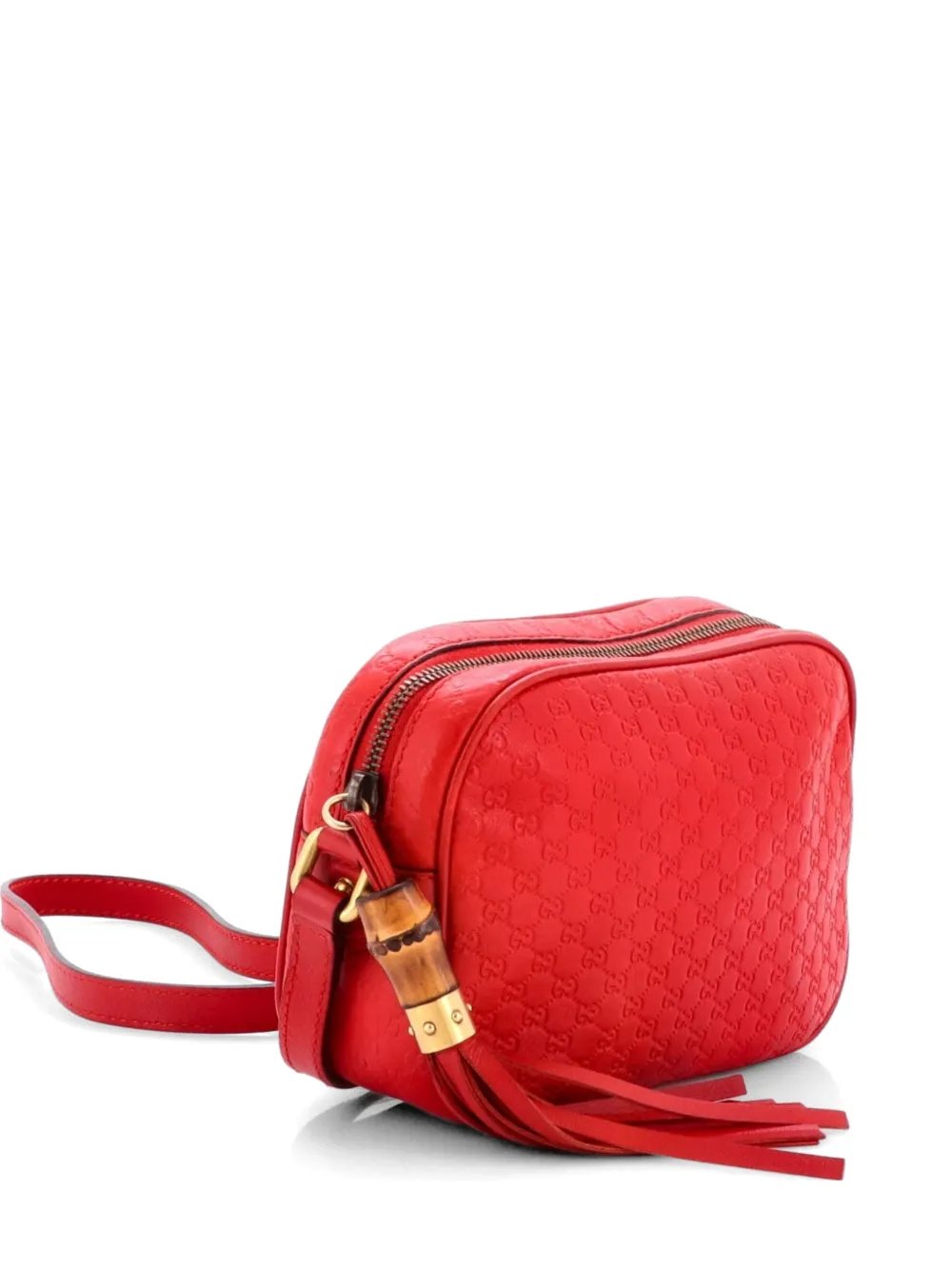 Sunshine Disco Microguccissima Leather Small crossbody bag
